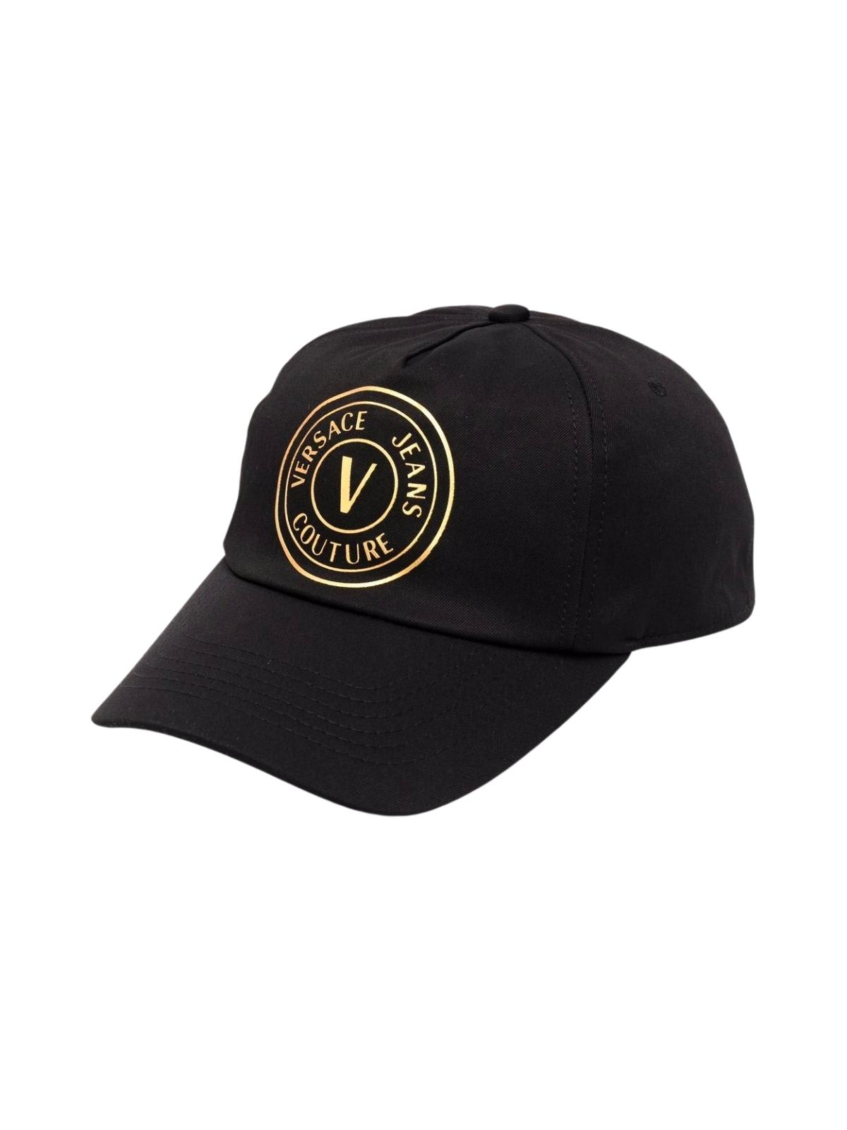 Versace Jeans Couture Baseball Cap W/pences Hat Poly Drill V Emblem