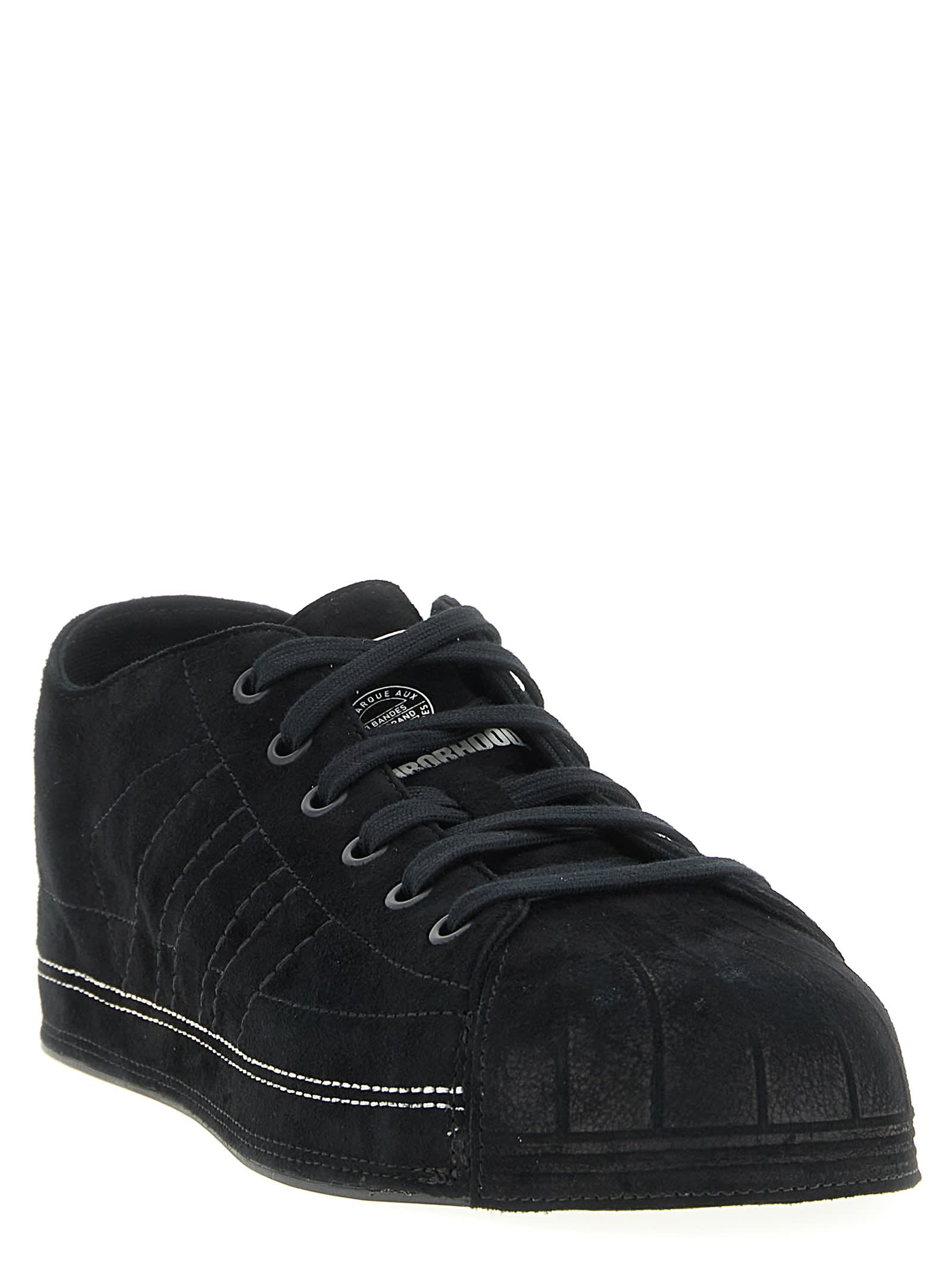Y-3 X Nbhd Capsule Nizzastar Lo Sneakers In Black