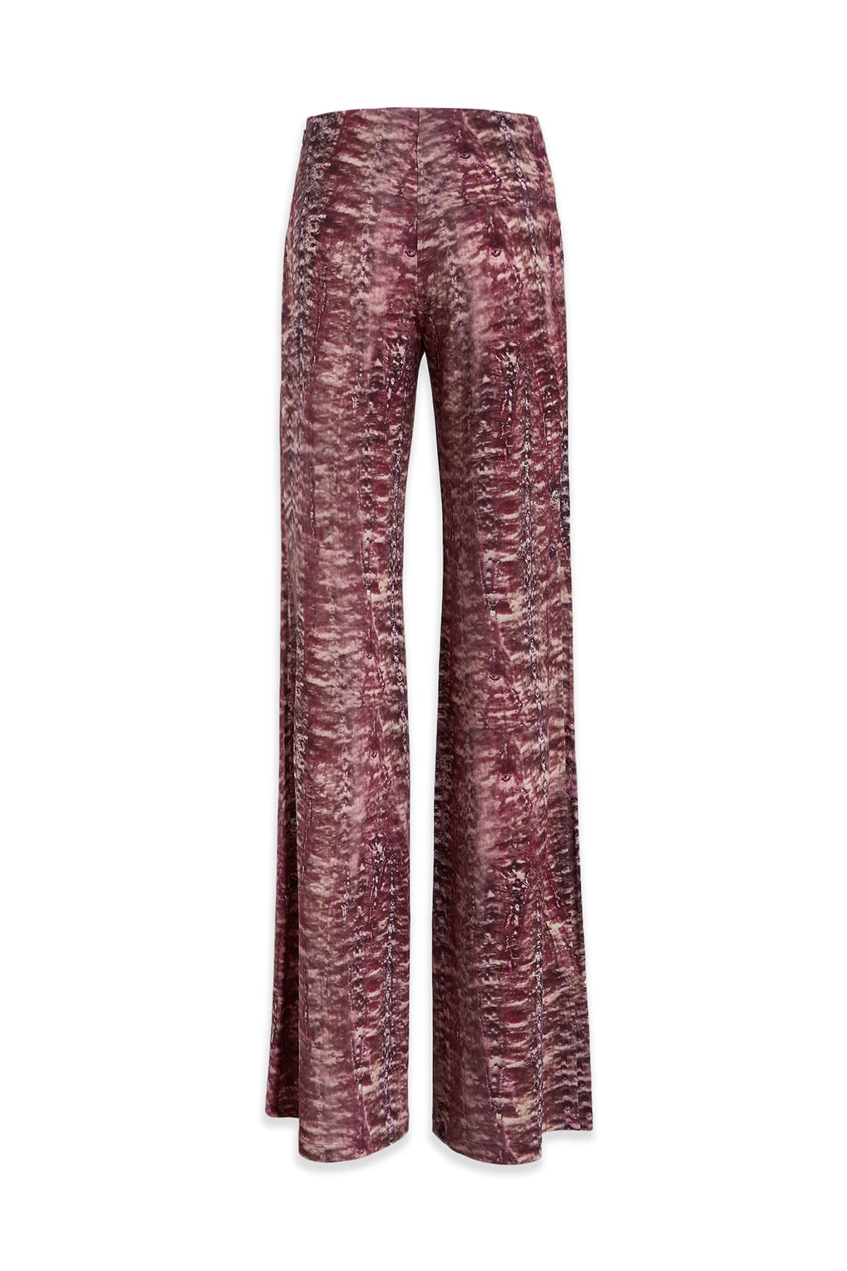 Alberta Ferretti Graphic Printed Wide-leg Trousers In V1234