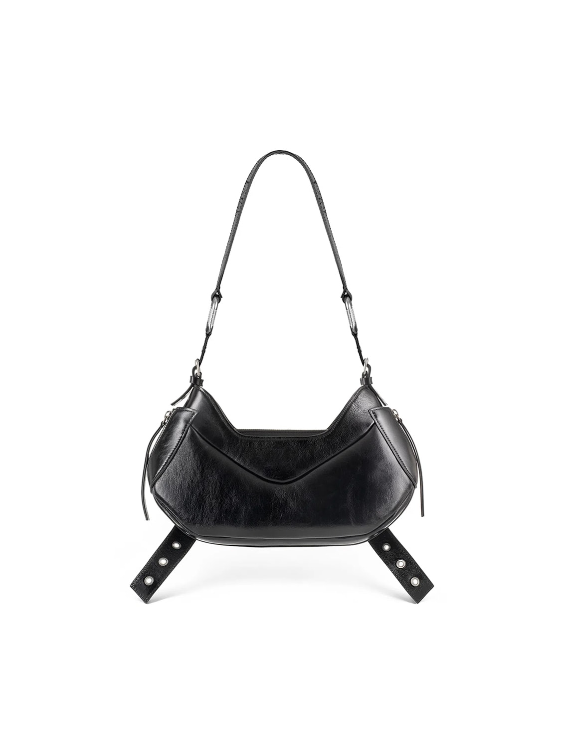 Shop Biasia Y2k Shoulder Bag In Black