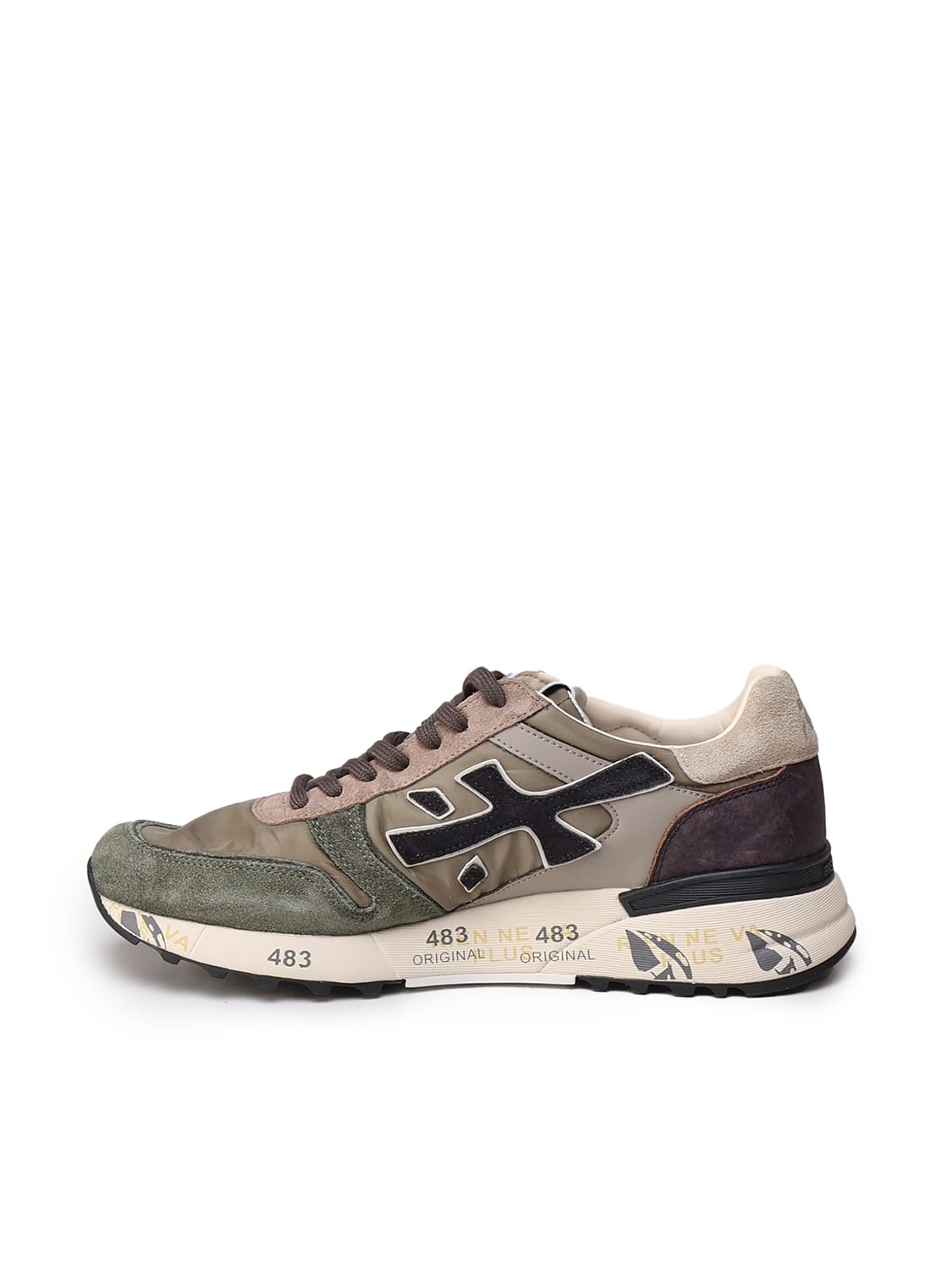 Shop Premiata Sneakers Mick 6872 In Beige