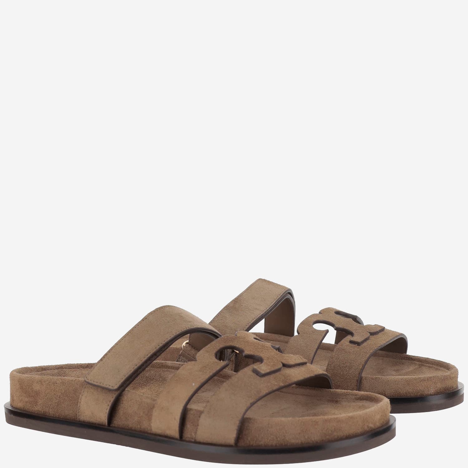 Tory Burch Ines Slider Sandals In Brown