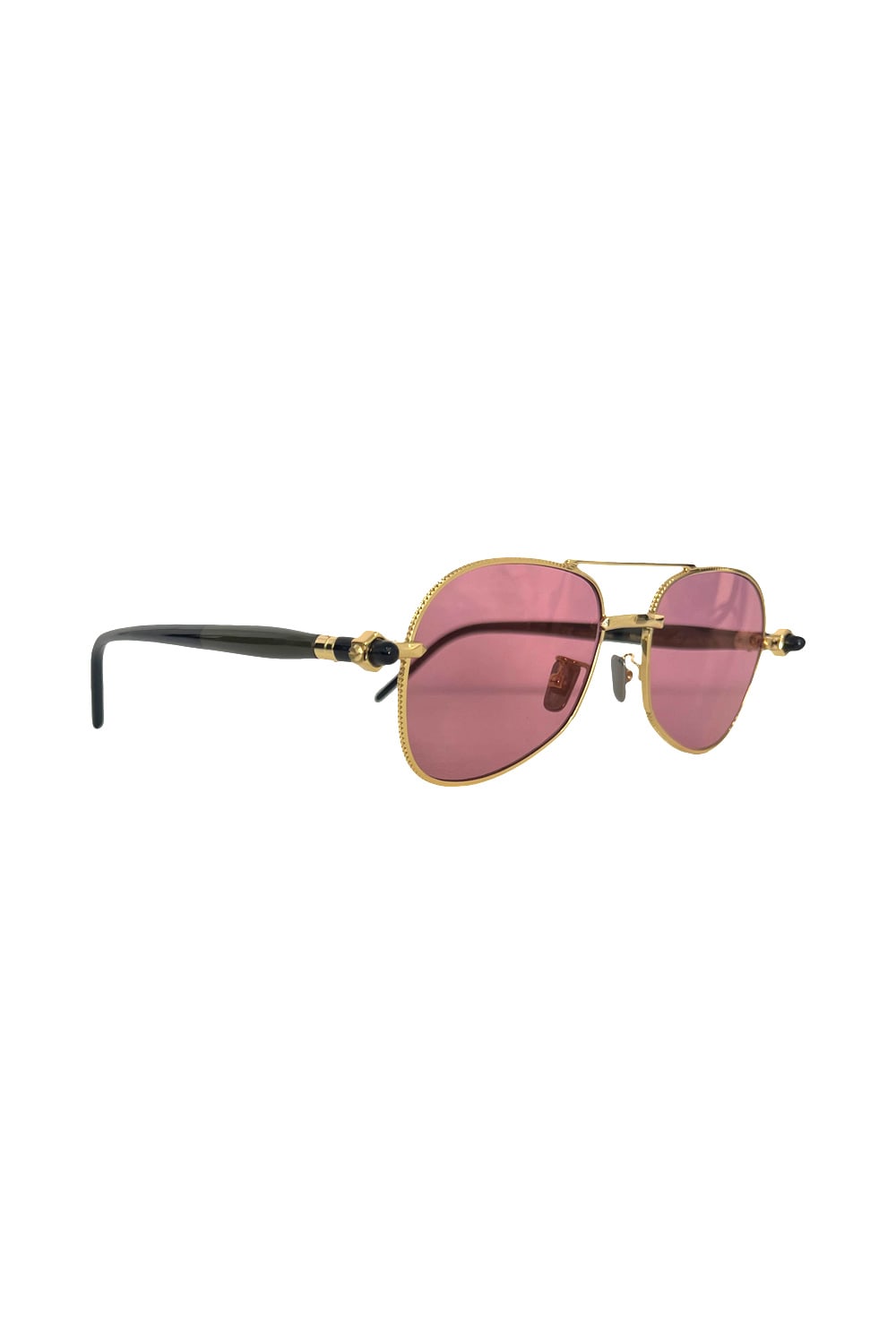 Kuboraum Mask P75 Gdm Accessories In Gold/ Pink Lens