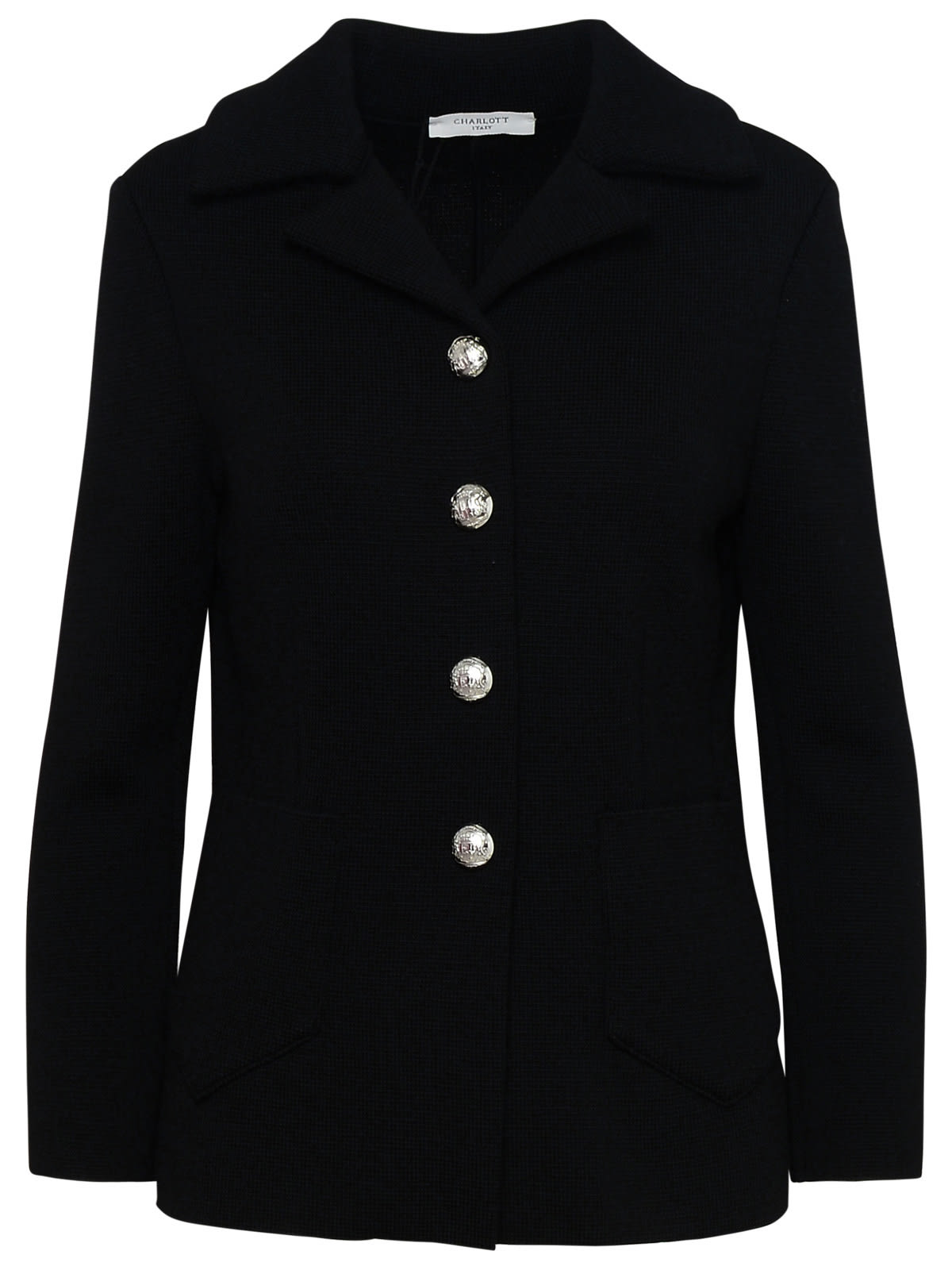Shop Charlott Black Wool Jacket