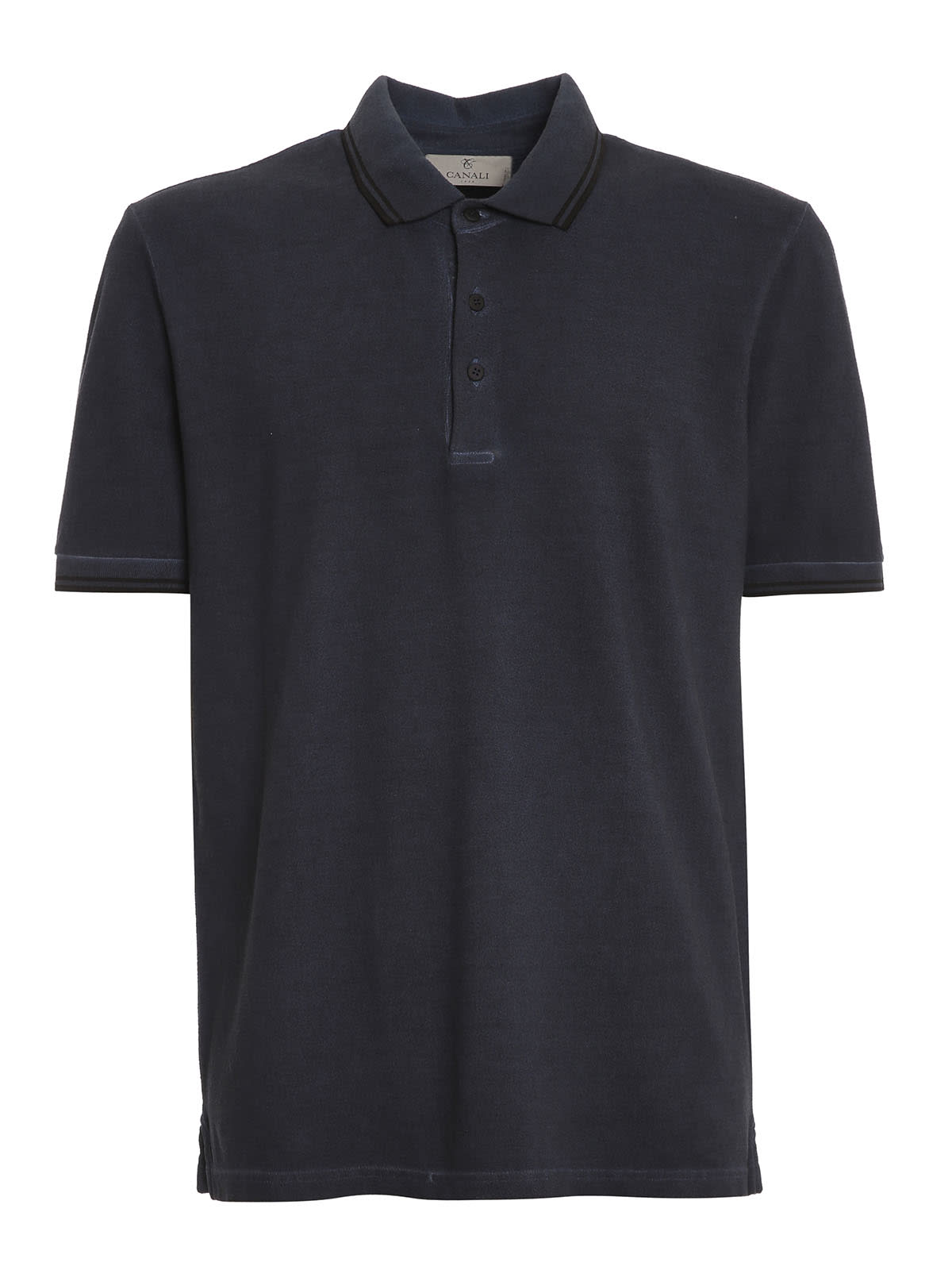 CANALI POLO JERSEY,MY01200.T0672 300 BLUE