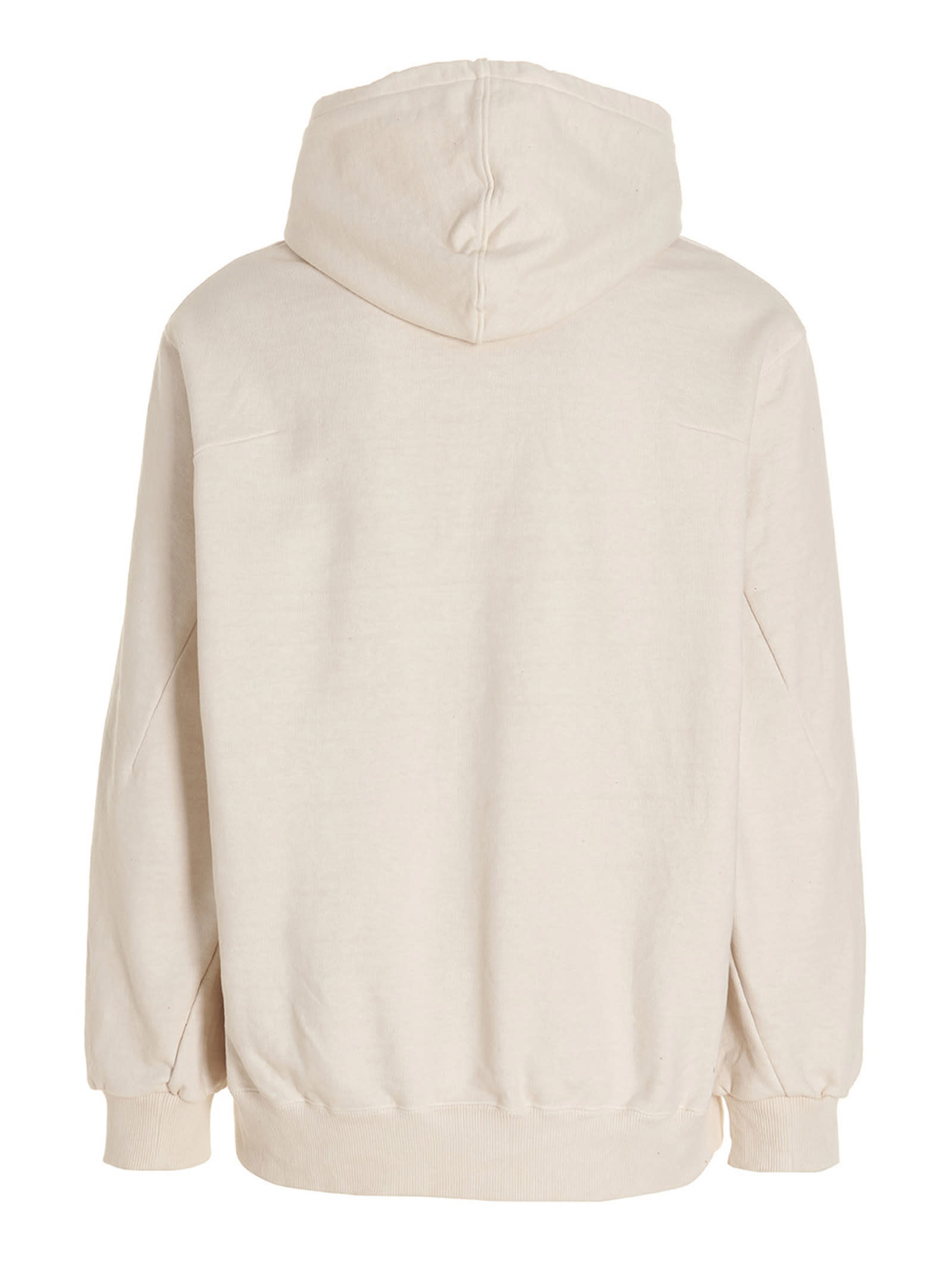 Shop Doublet Polyurethane Embroidery Hoodie In White