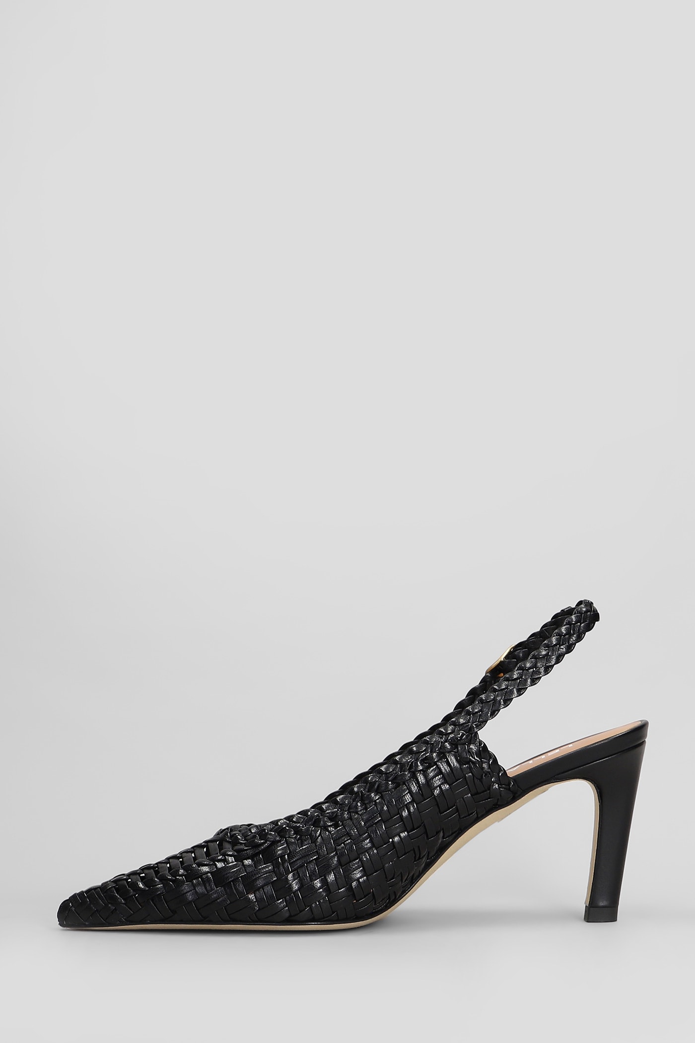 Shop Lella Baldi Pumps In Black Leather