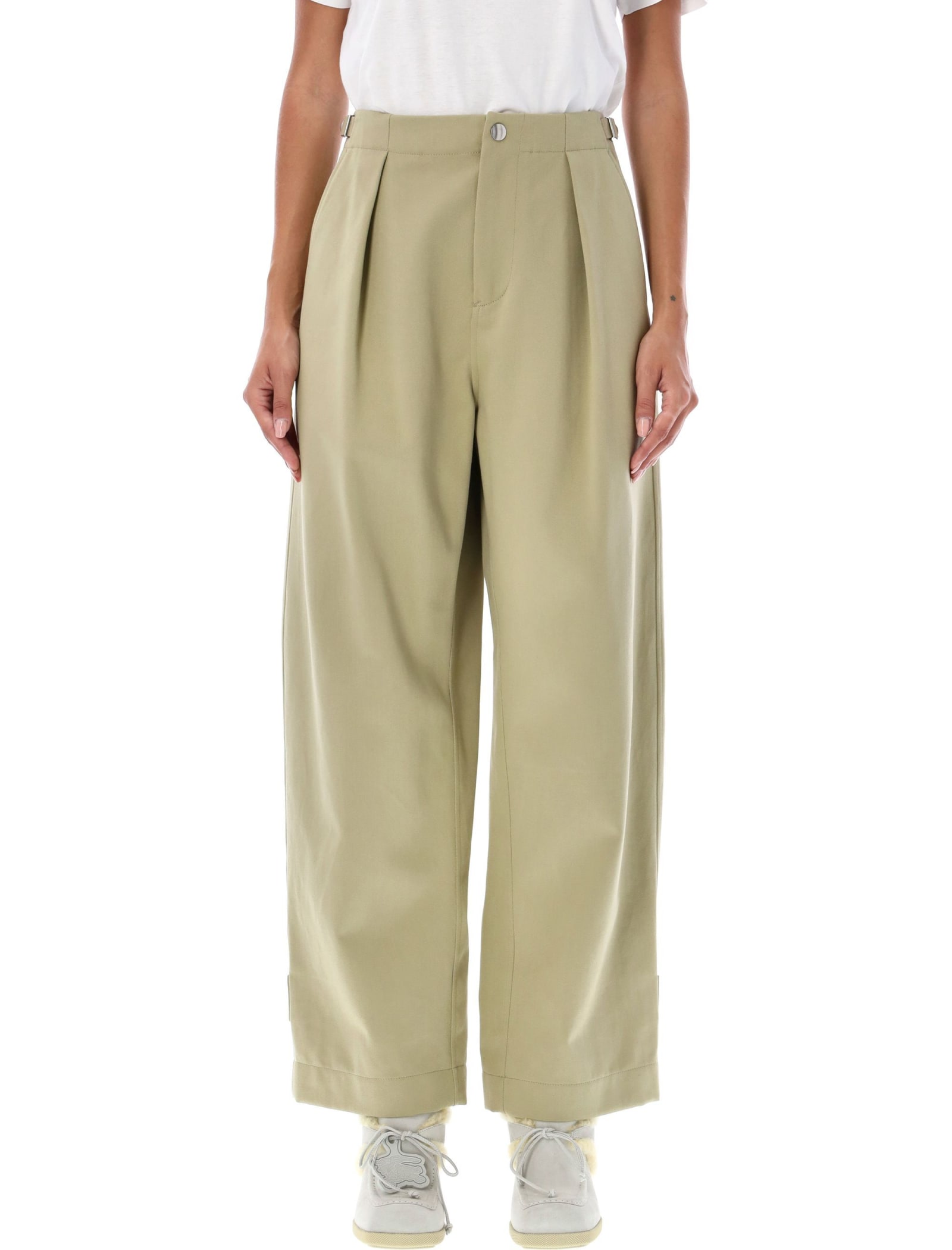 Burberry Cargo Pant In Hunter