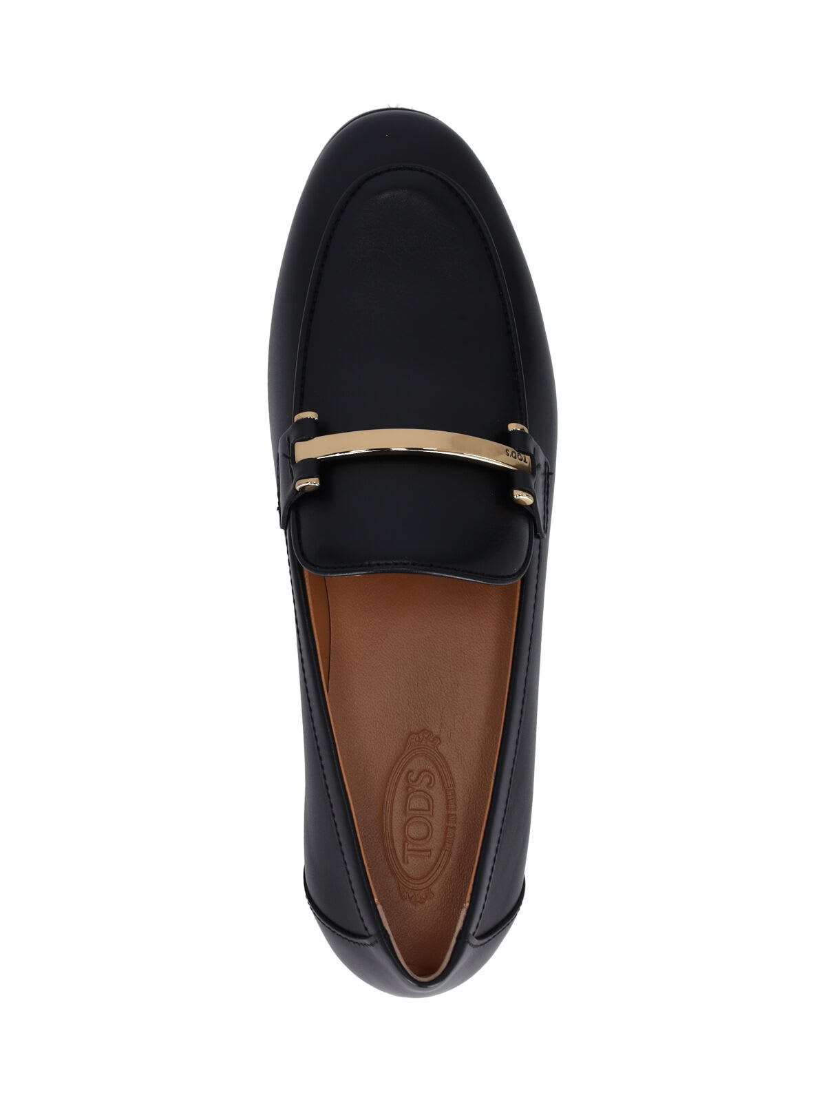 Tod's Leather Loafer In Black
