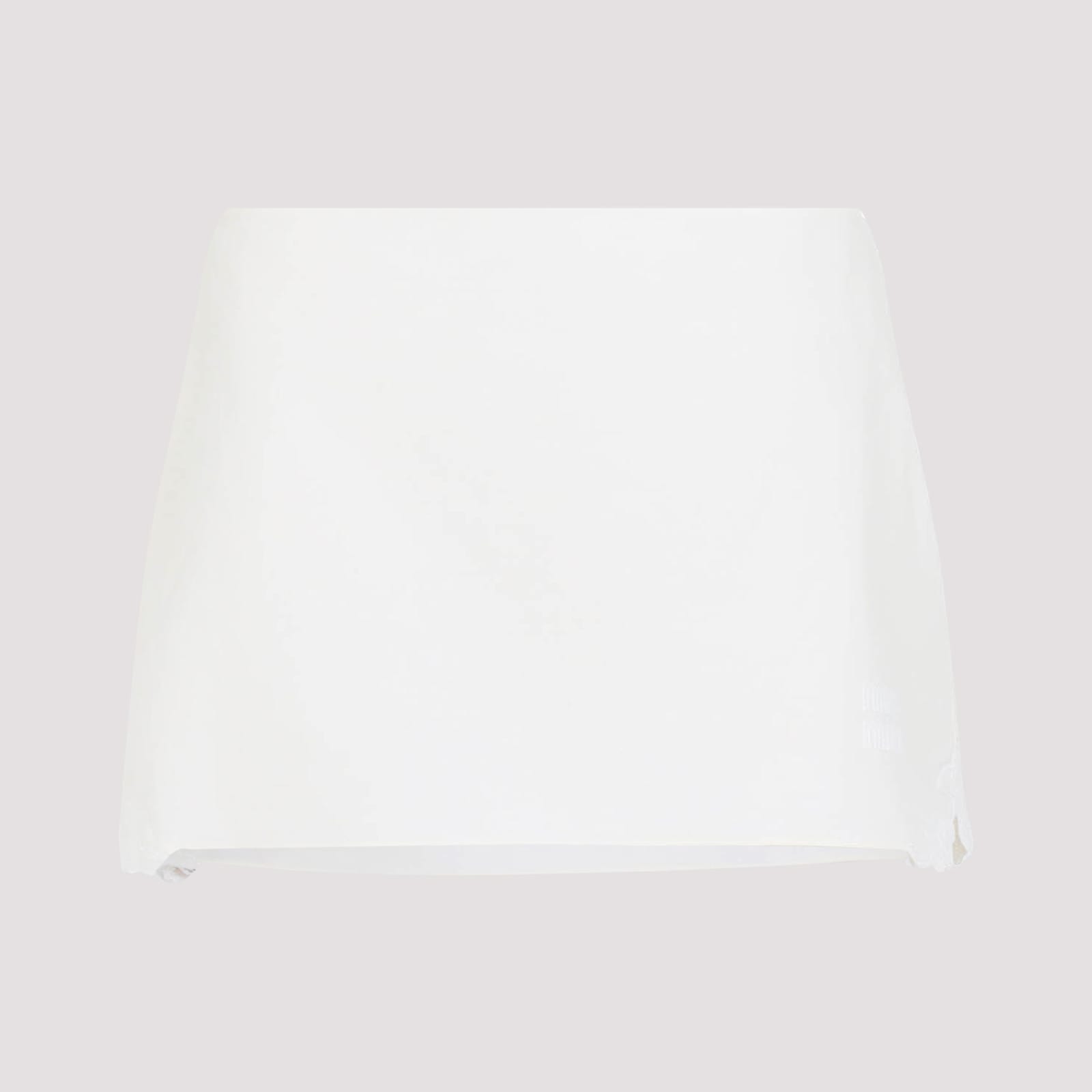 Linen And Cotton Mini Skirt