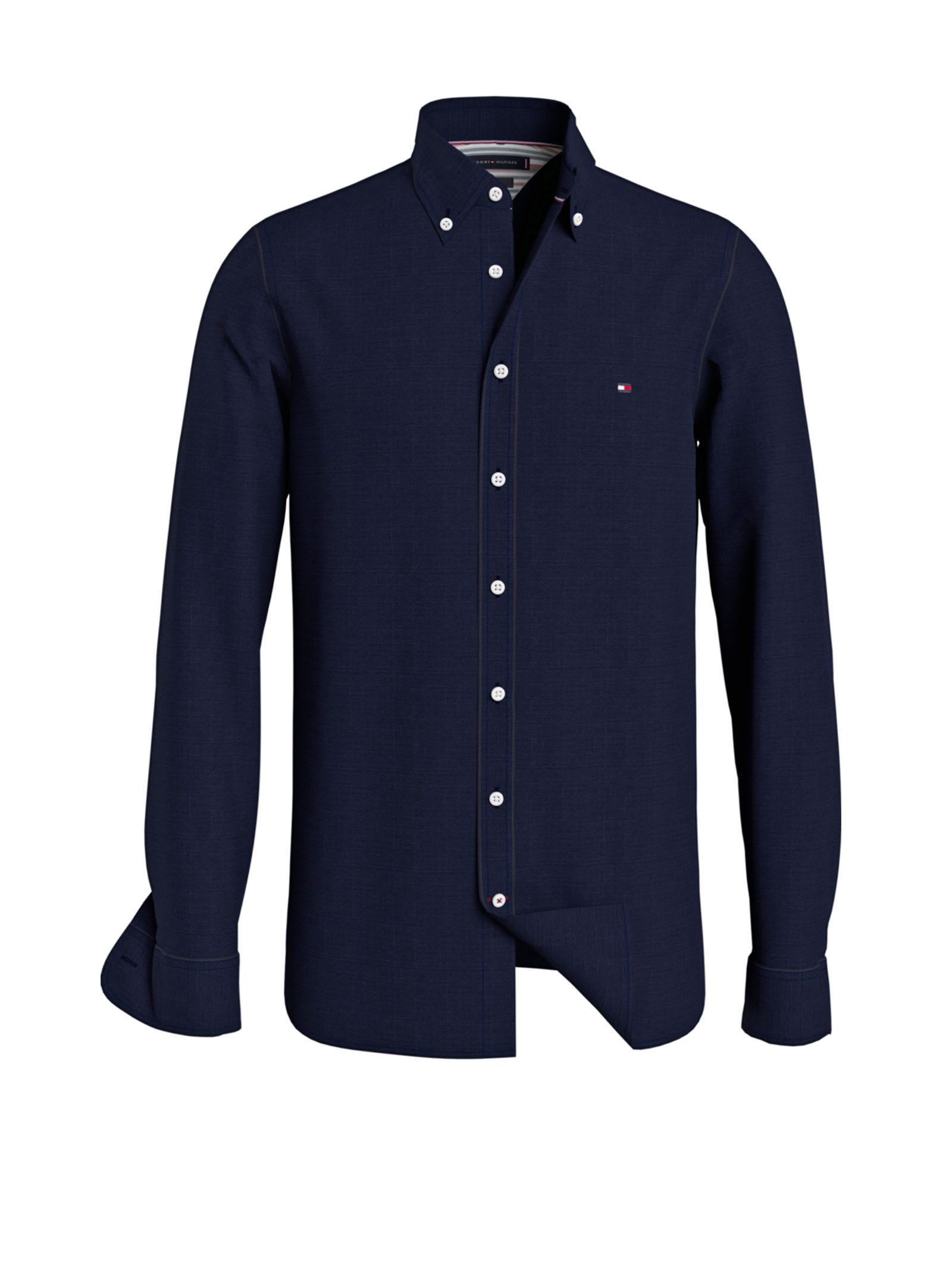 Tommy Hilfiger Linen Shirt With Flag
