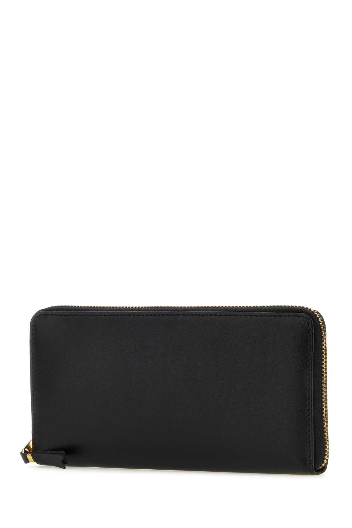 Shop Comme Des Garçons Black Leather Wallet