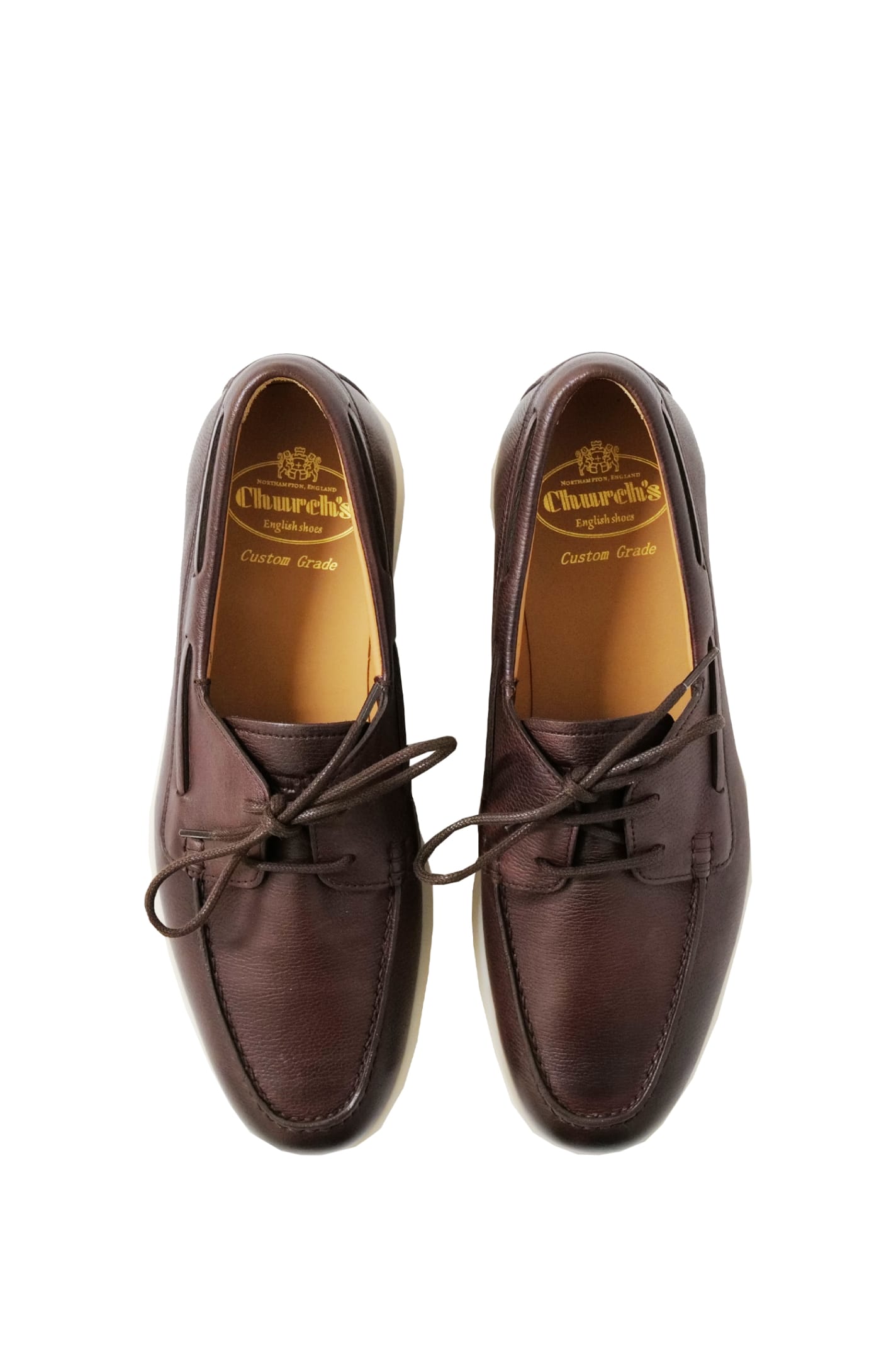 Shop Church's Lace Up In Brown