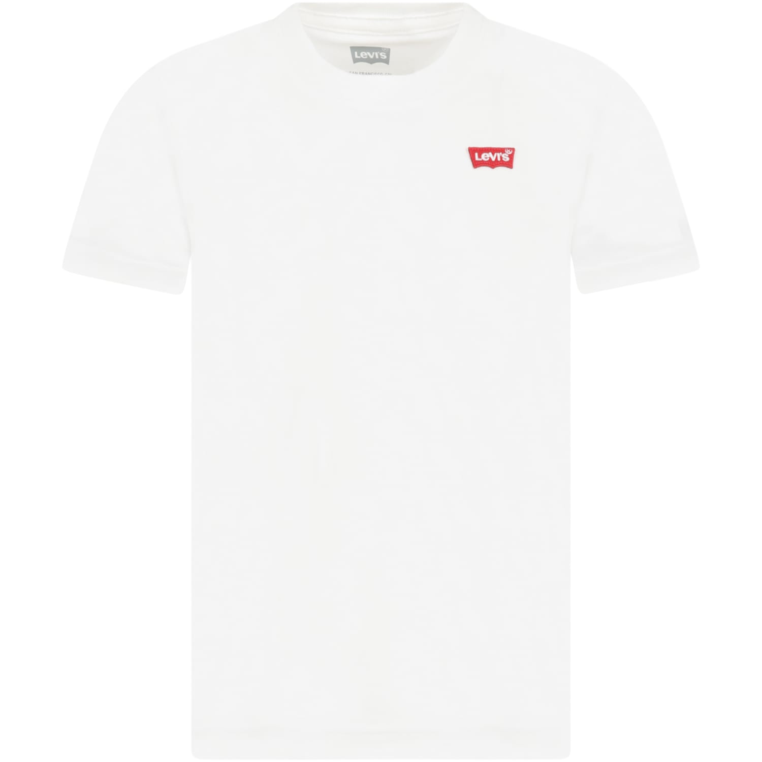 LEVI'S WHITE T-SHIRT FOR KIDS WITH LOGO