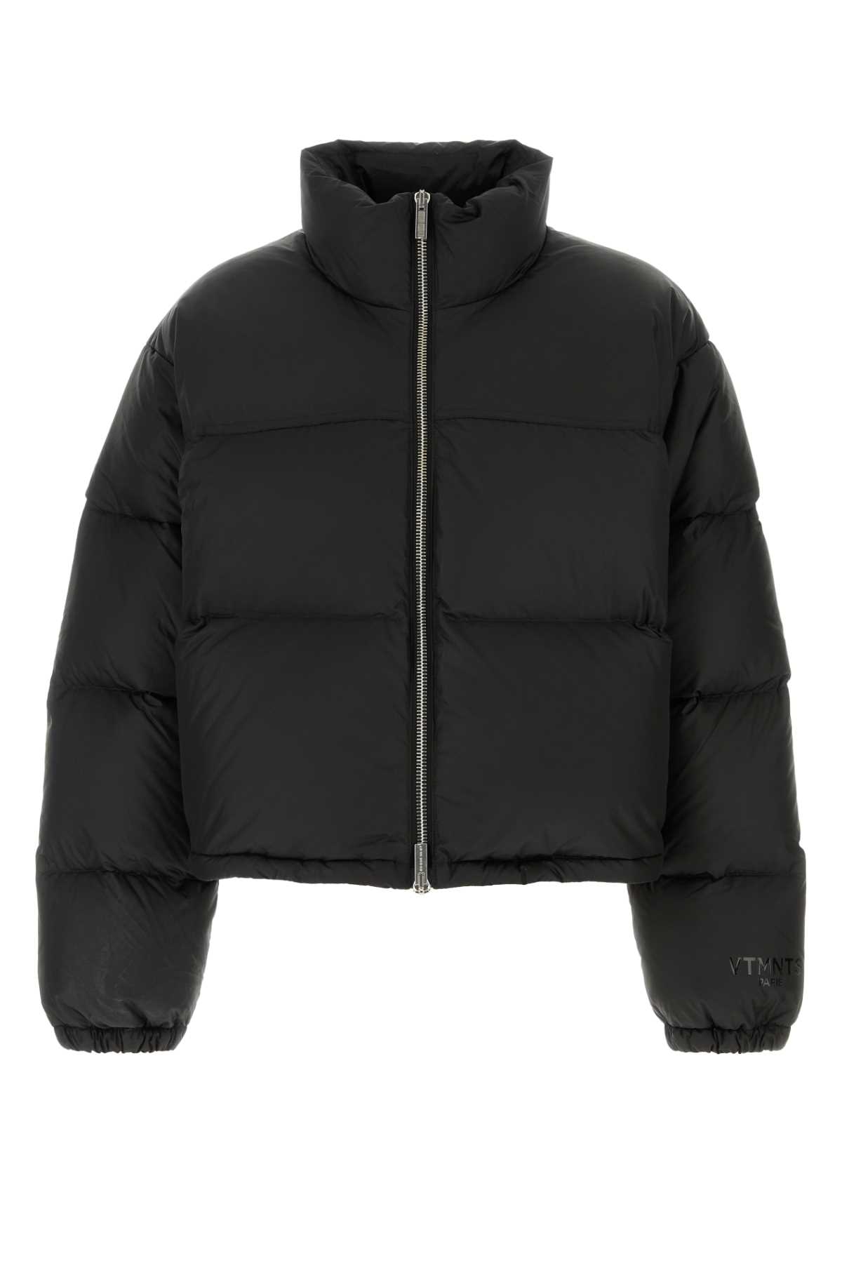 Black Polyester Down Jacket