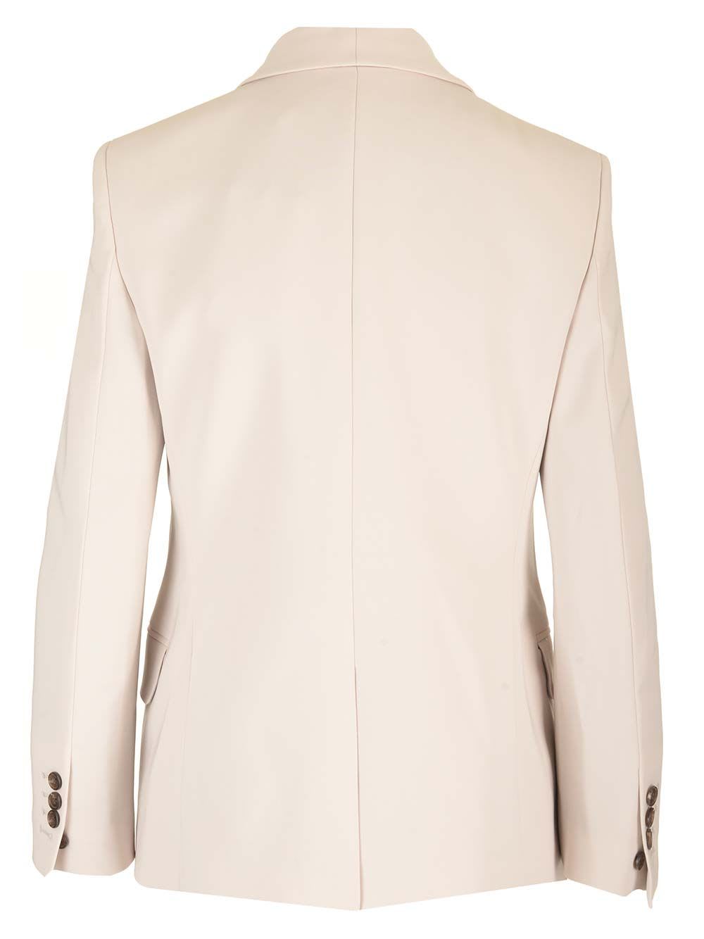 Shop Theory Beige Single-breasted Jacket In Pietra