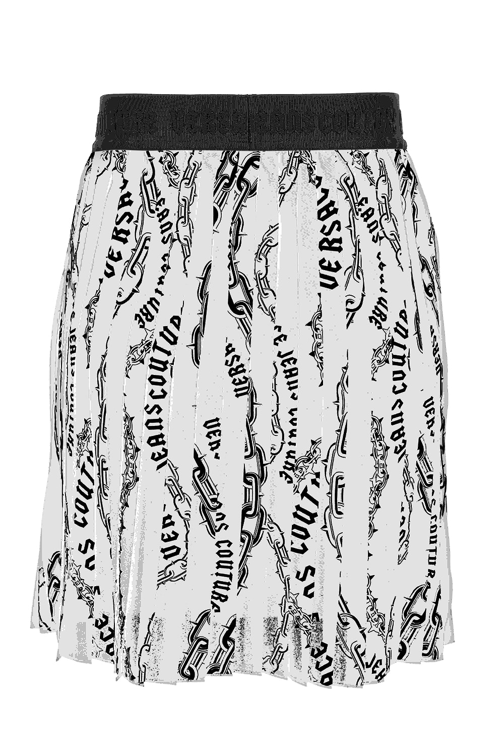 Shop Versace Jeans Couture Skirt In White