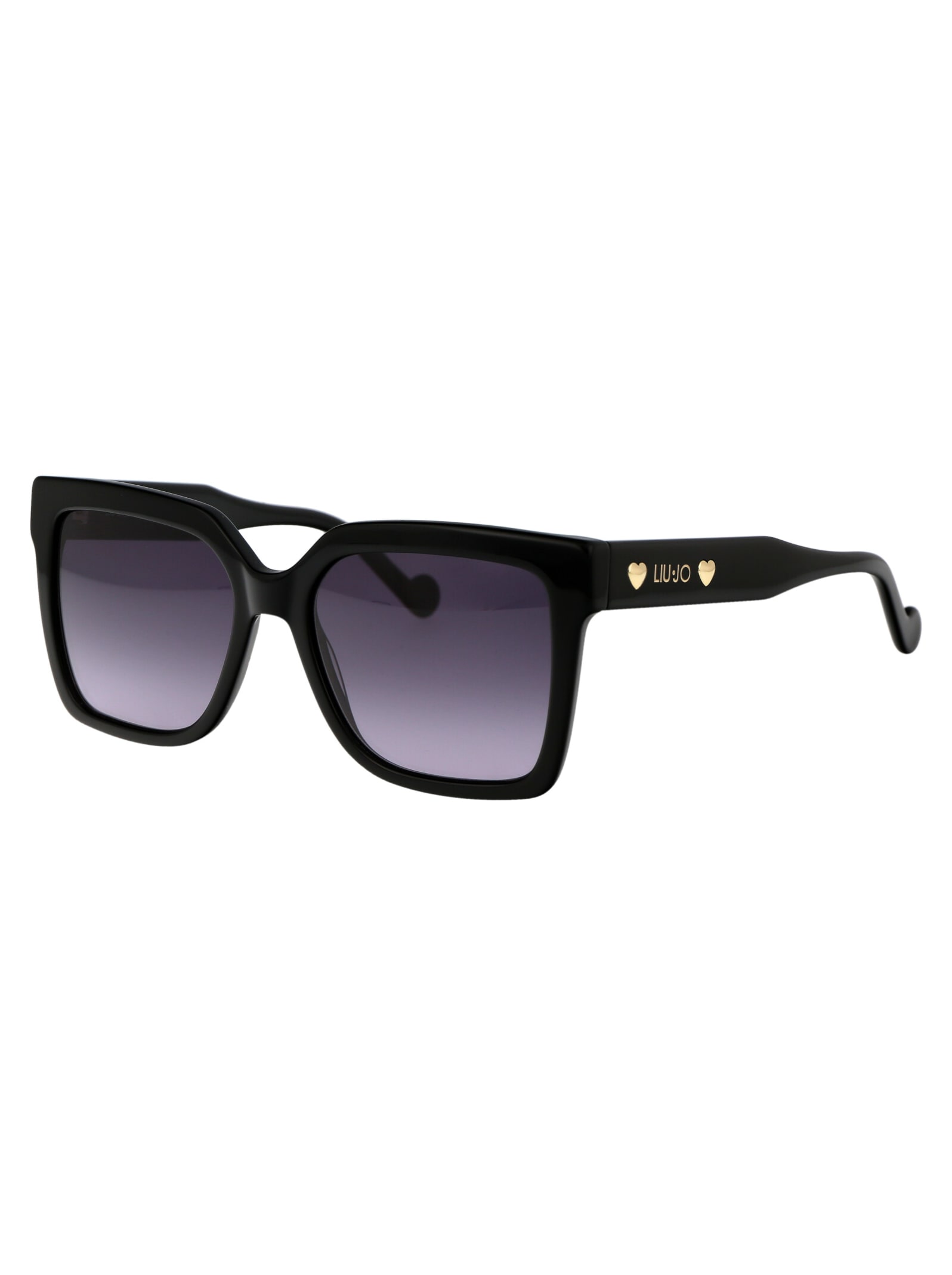 Shop Liu •jo Lj771s Sunglasses In 001 Black