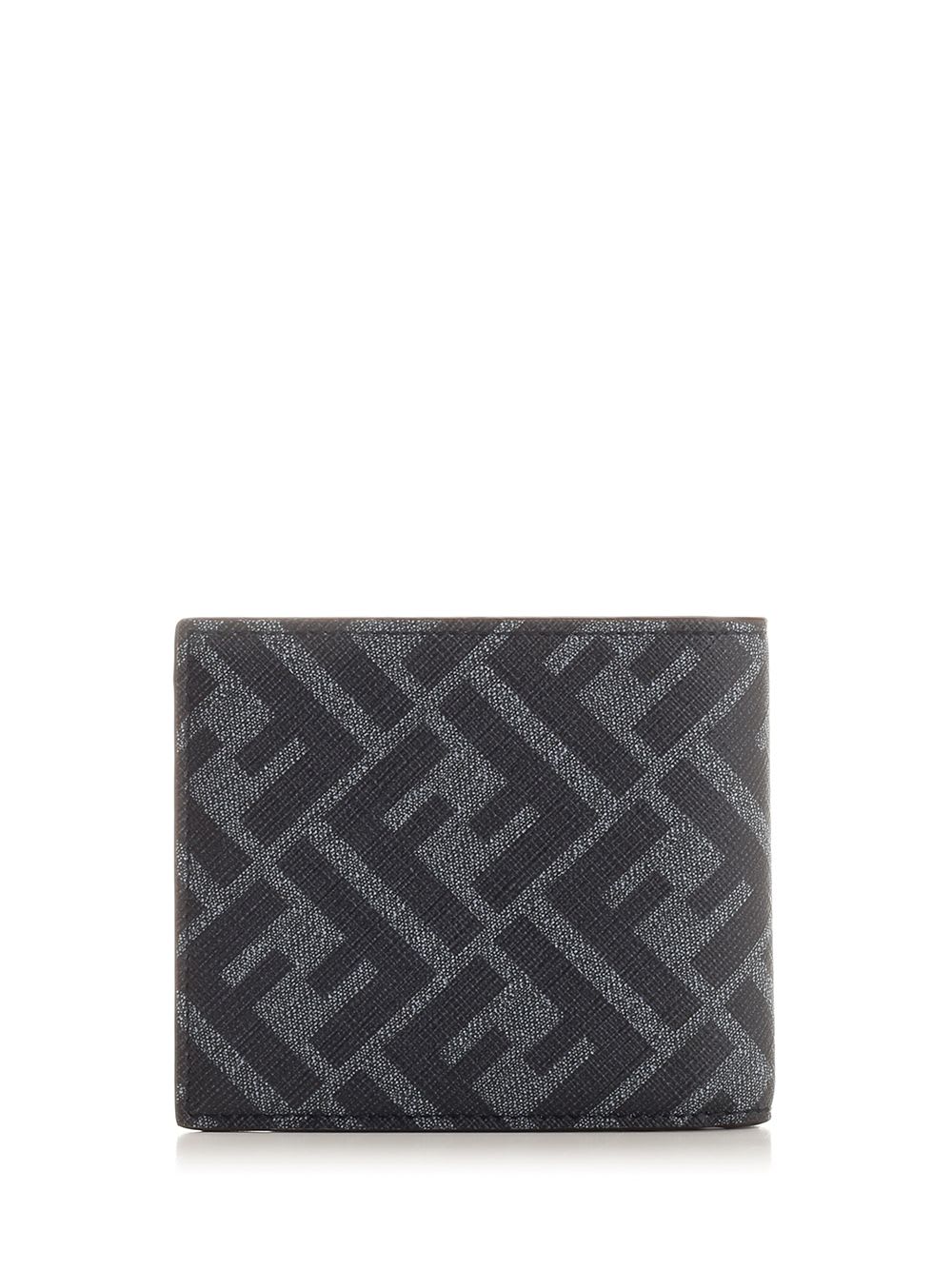 Shop Fendi Diagonal Wallet In Blue