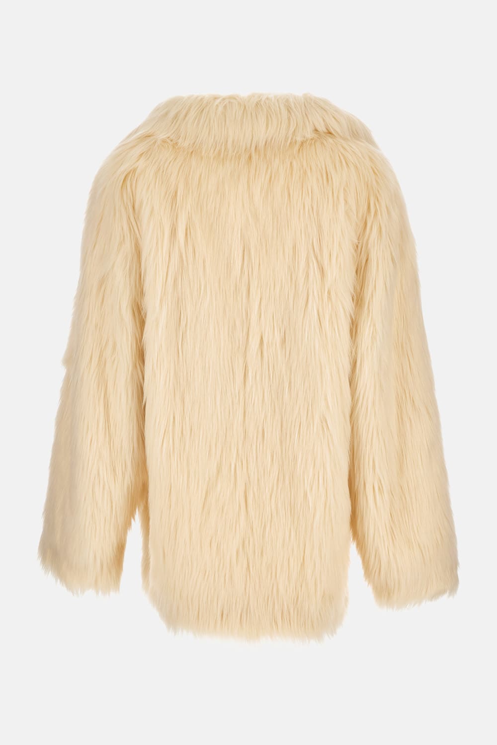 Stand Studio Katalina Faux Fur Coat In Neutral