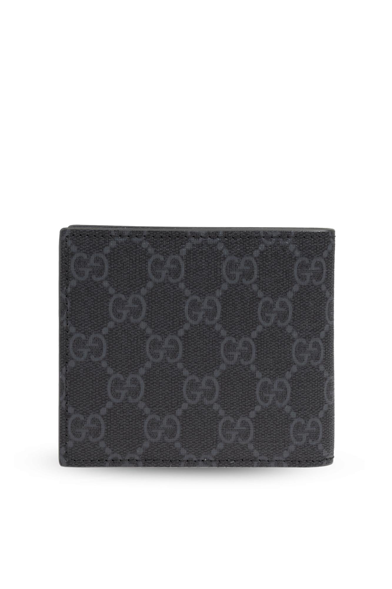 Gucci Wallet Made Of Gg Supreme Canvas In Black
