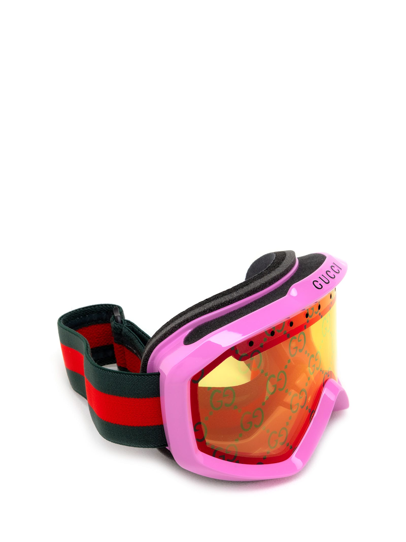 Shop Gucci Gg1210s Pink Sunglasses