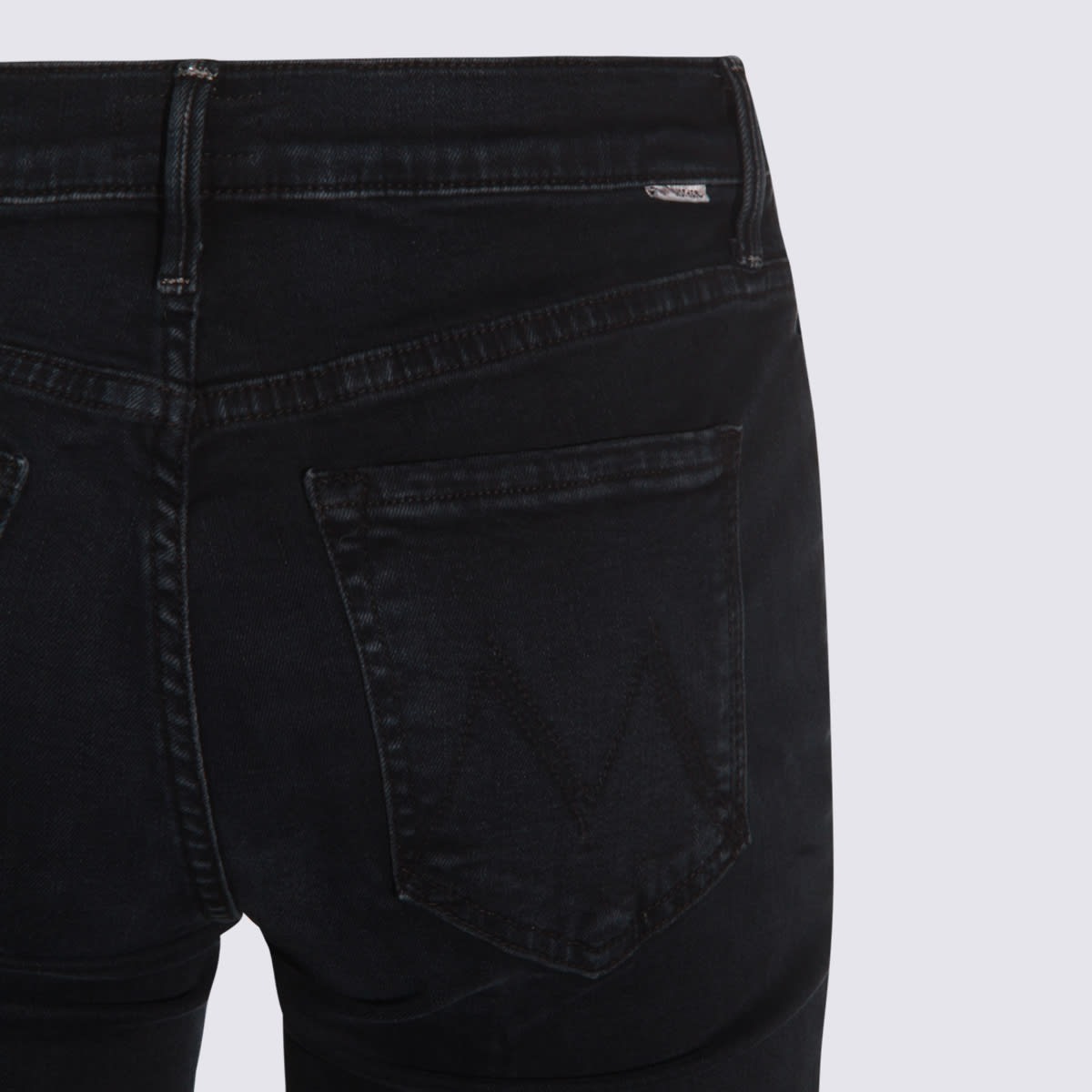 Mother Jeans Night In Venice In Black