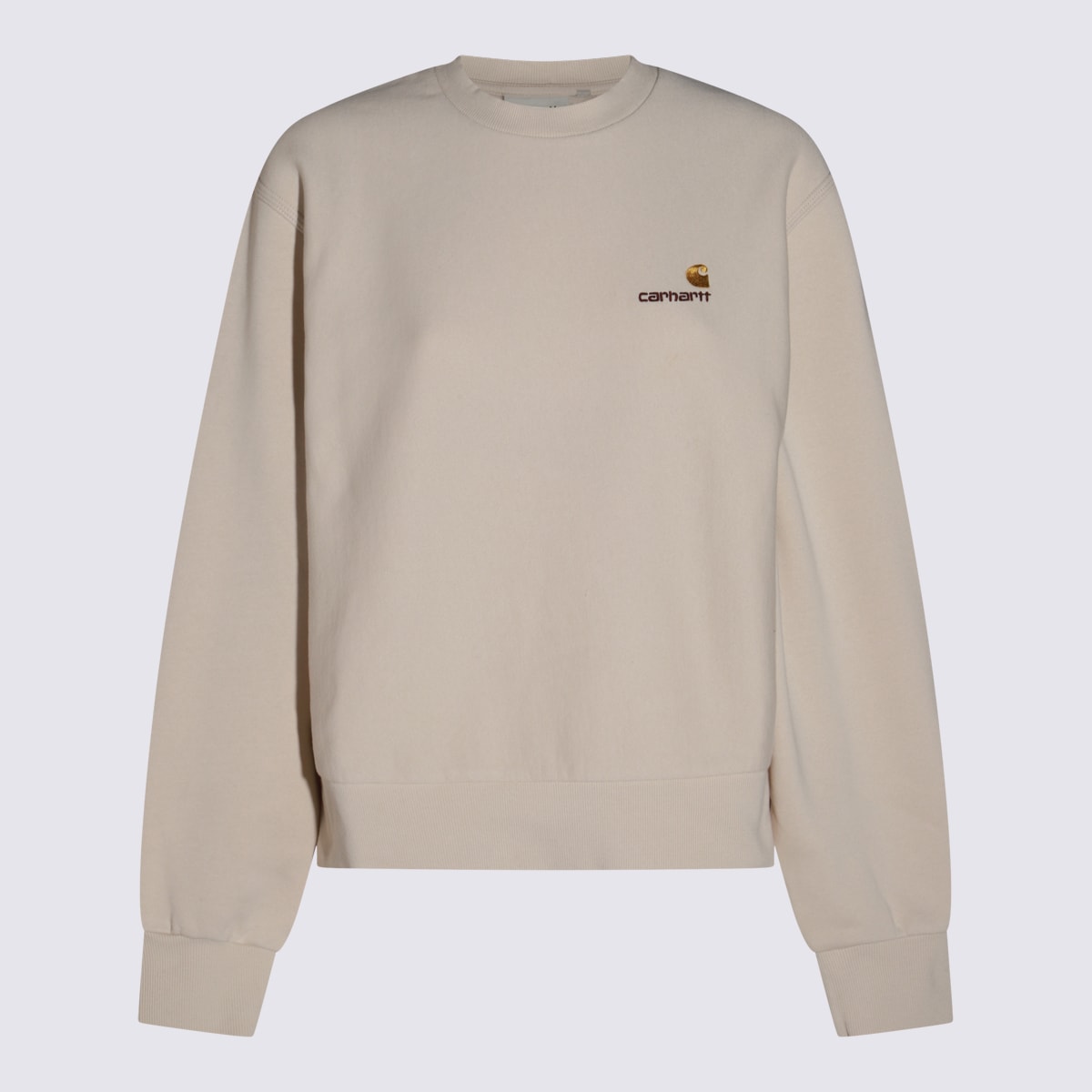 Beige Cotton Sweatshirt