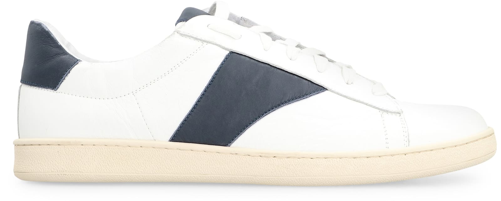 Rhude Court Leather Low-top Sneakers In White