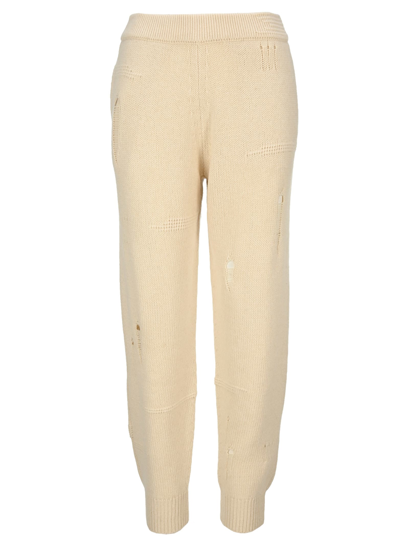 Click to view more detailed imagery on our partner's website Helmut Lang Distressed Pant In Powder Ecru