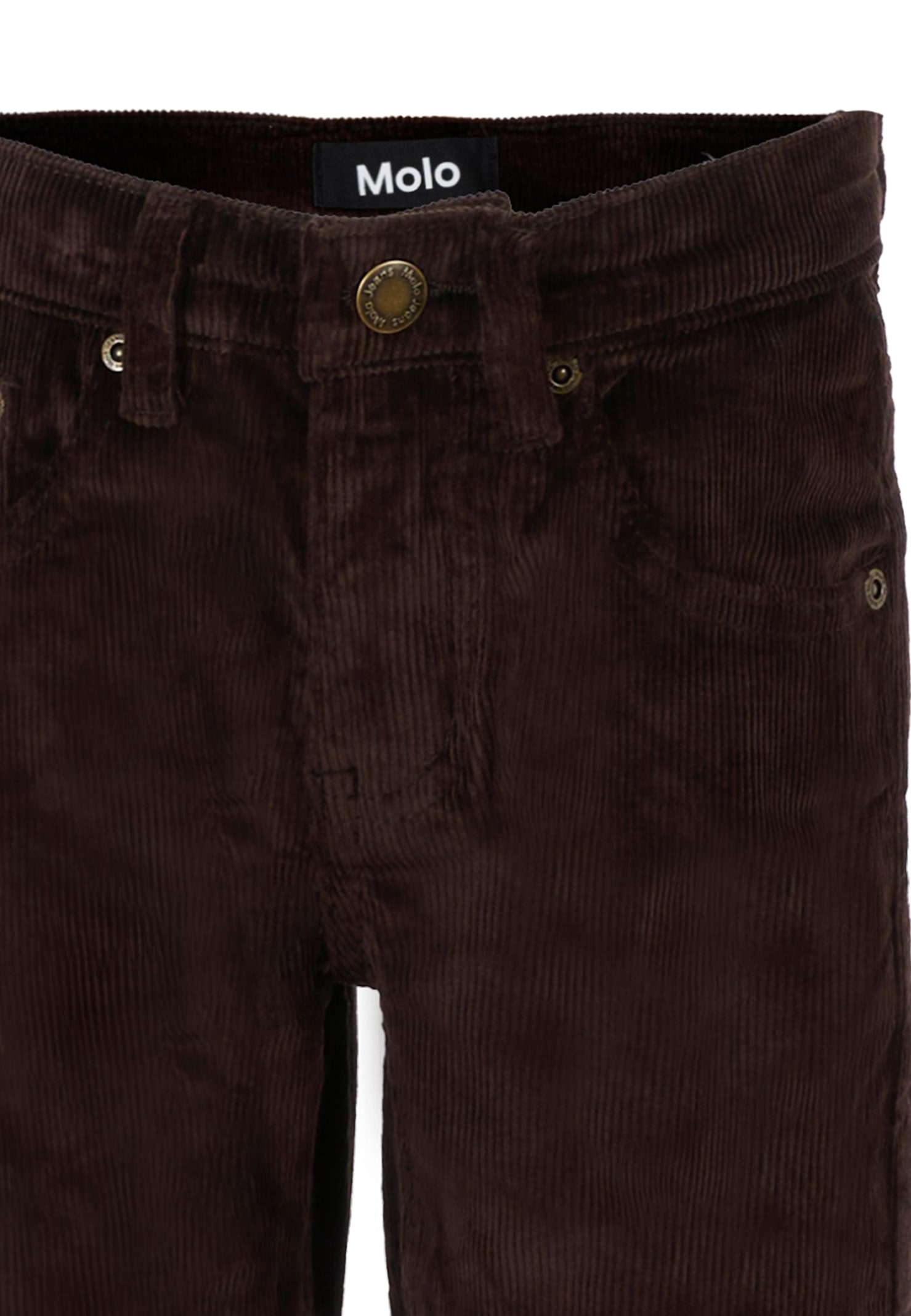 Molo Brown Trousers For Boy In Brown
