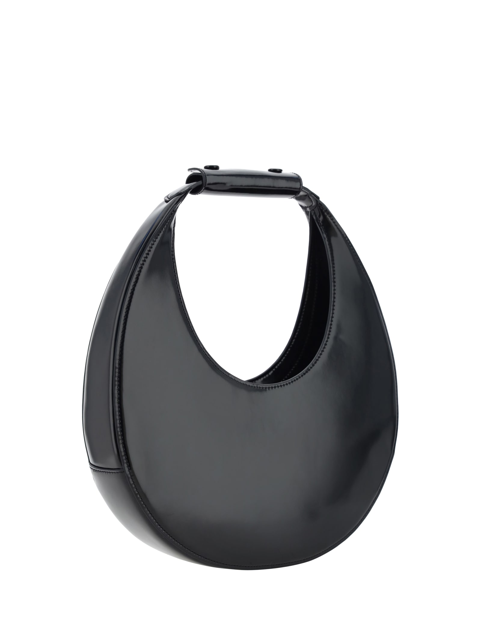 Shop Staud Moon Tote Bag In Black