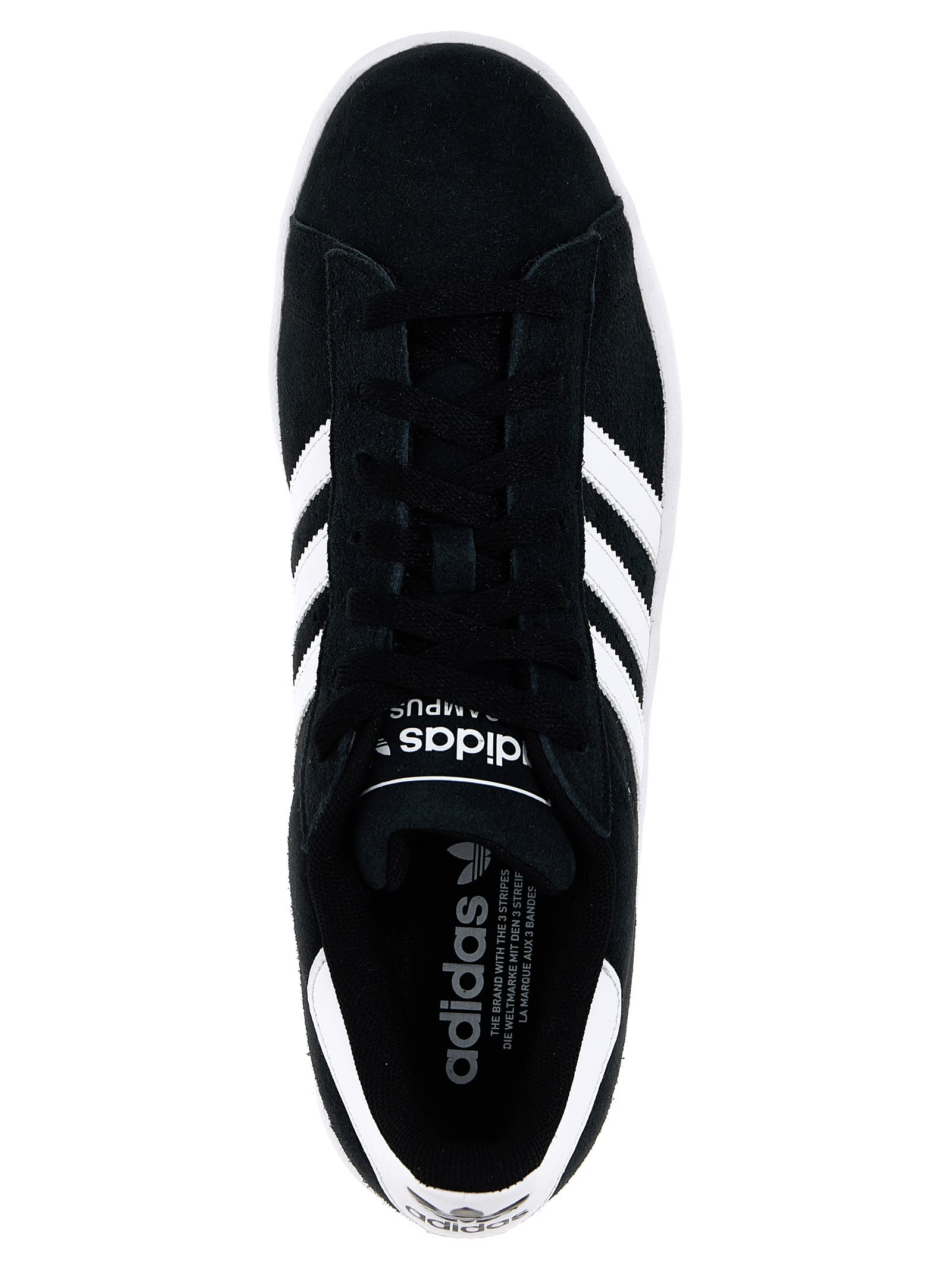Adidas Originals Campus 2 Sneakers In Cblack Ftwwht