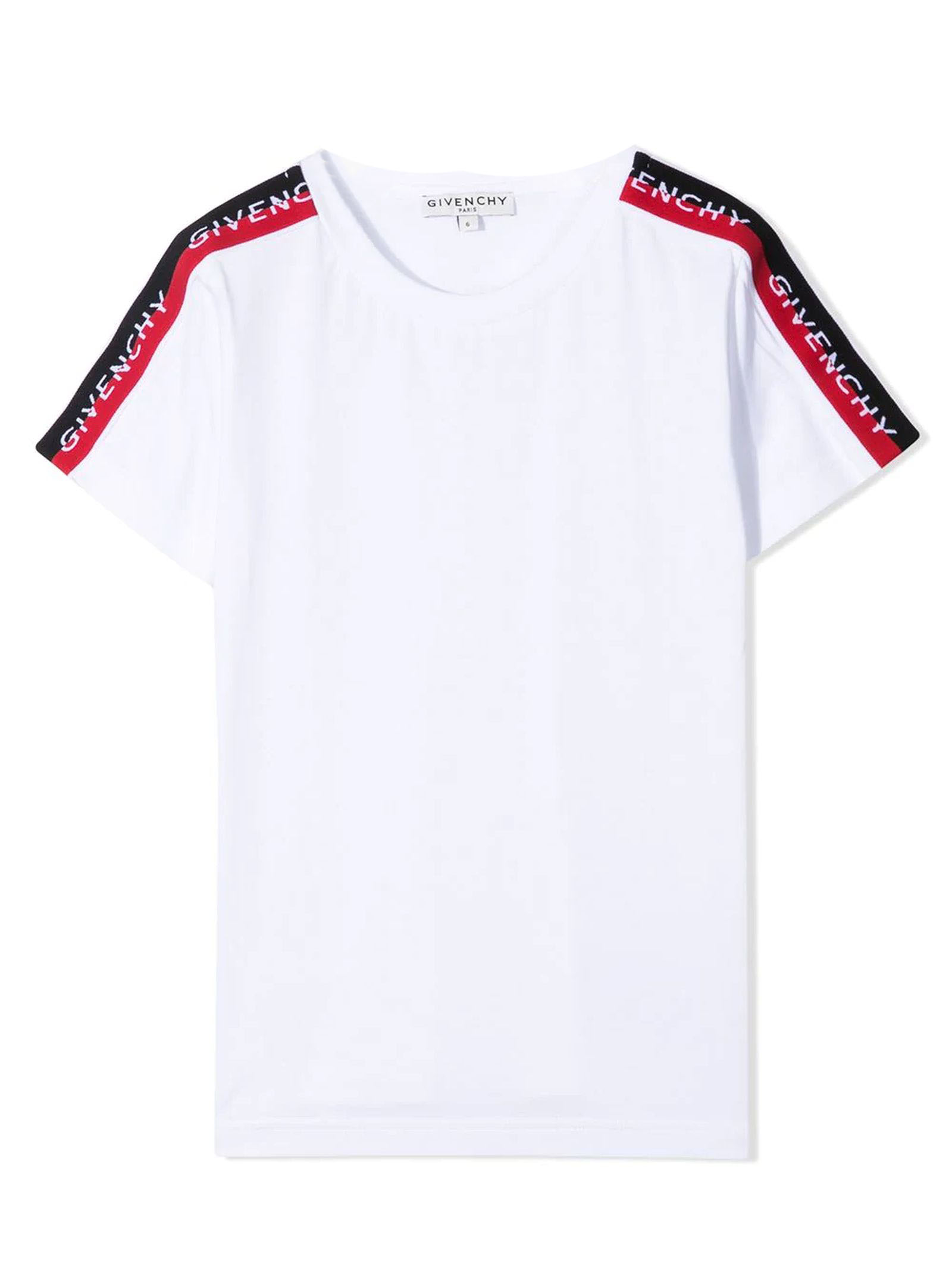 Shop Givenchy White Cotton Blend T-shirt In Bianco