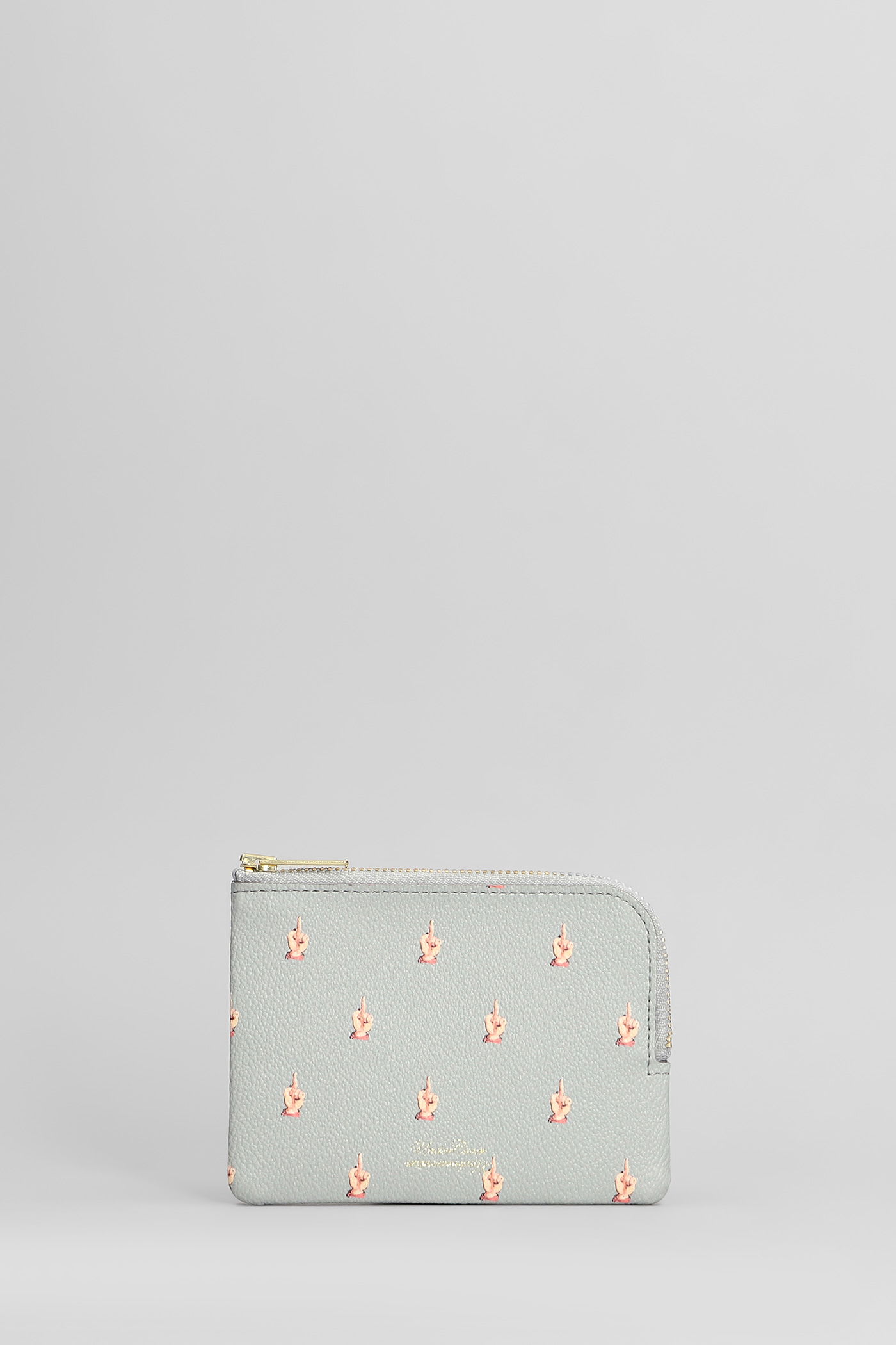 Wallet In Grey Pvc