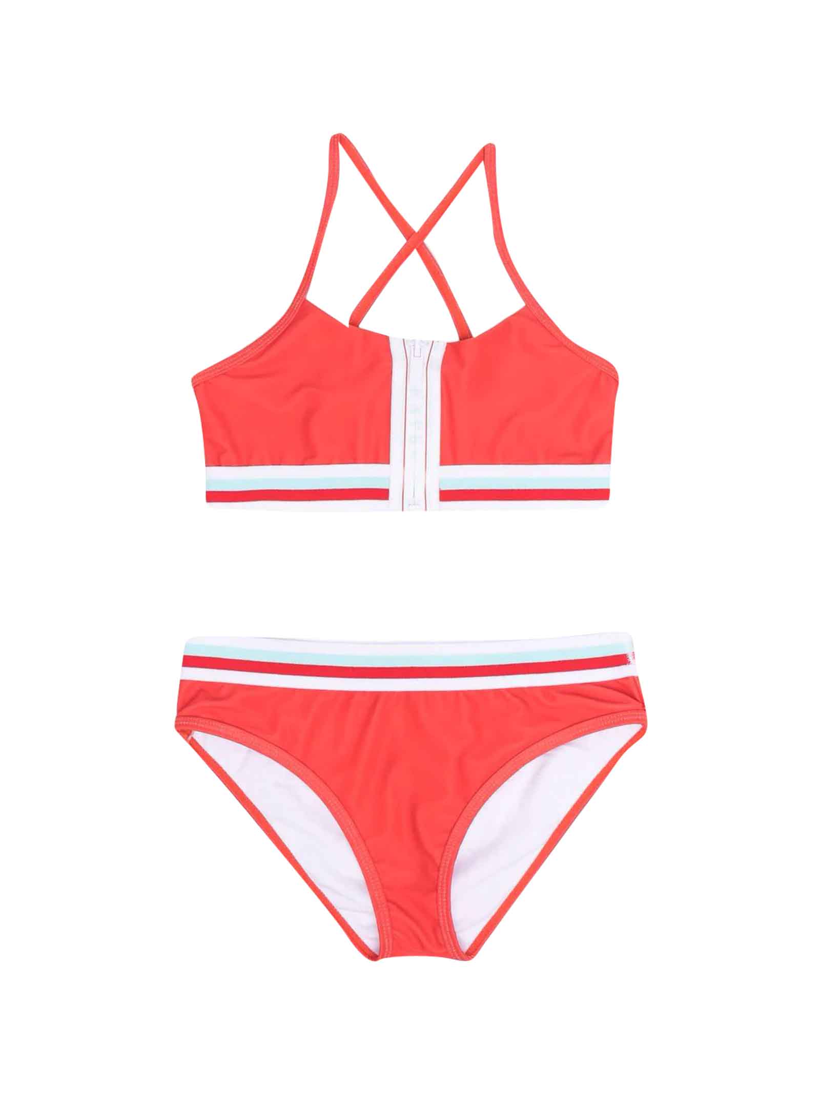 DKNY Orange Teen Girl Two Pieces Swimsuit