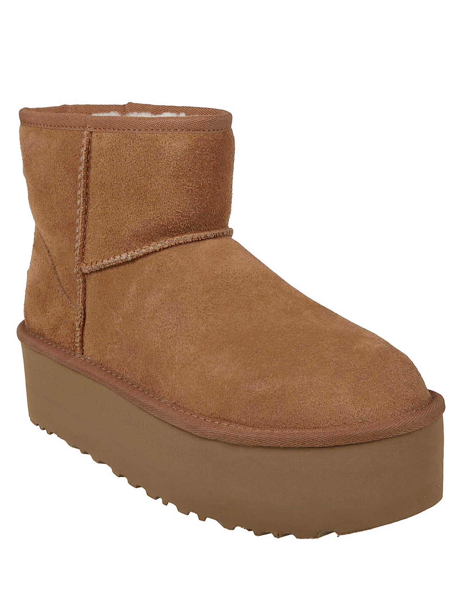 Shop Ugg W Classic Mini Platform In Che Chestnut