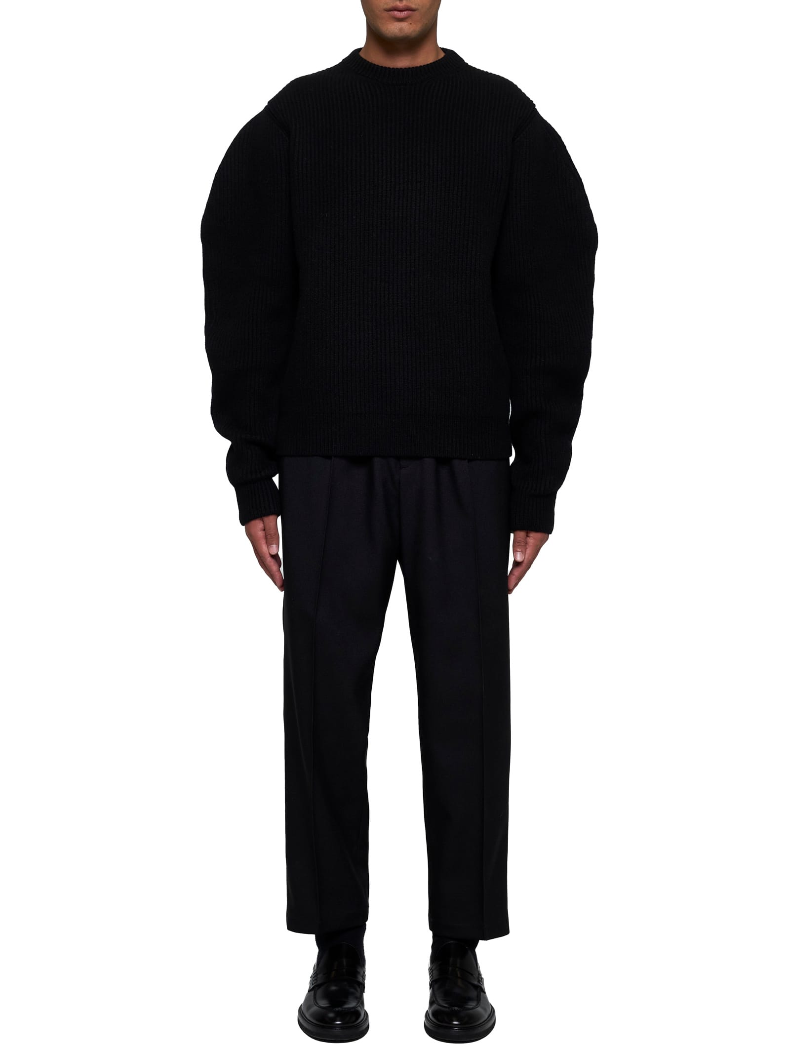 Shop Jil Sander Sweater In Black