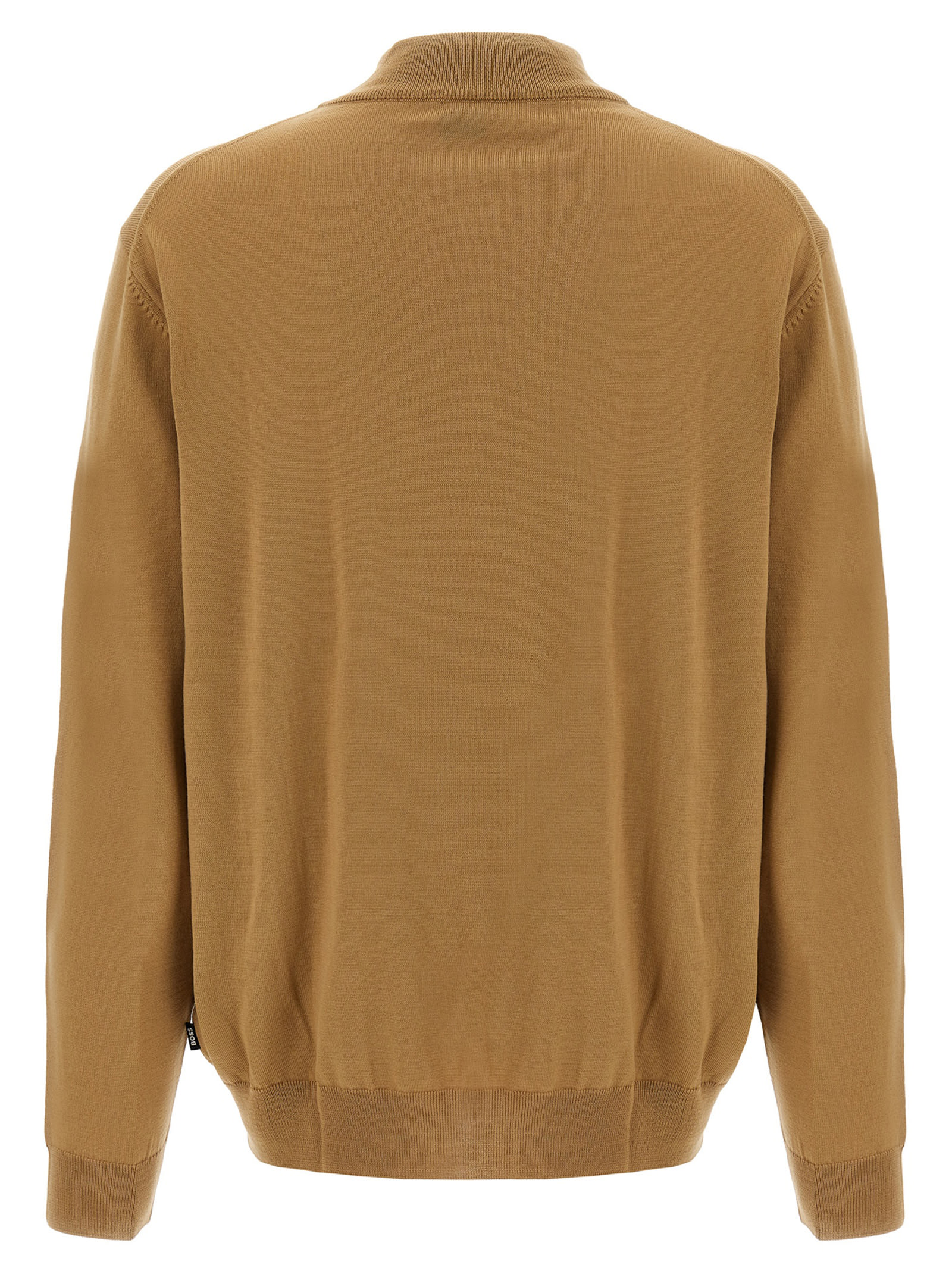 Shop Hugo Boss Ebenji Sweater In Beige