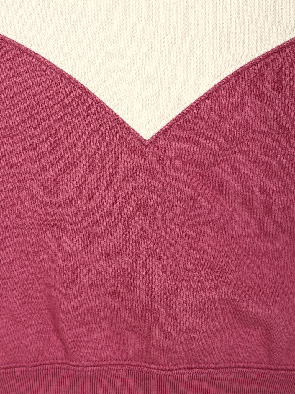 Isabel Marant Étoile Isabel Marant Etoile Two-tone Cotton Blend Houston Sweatshirt In Pink