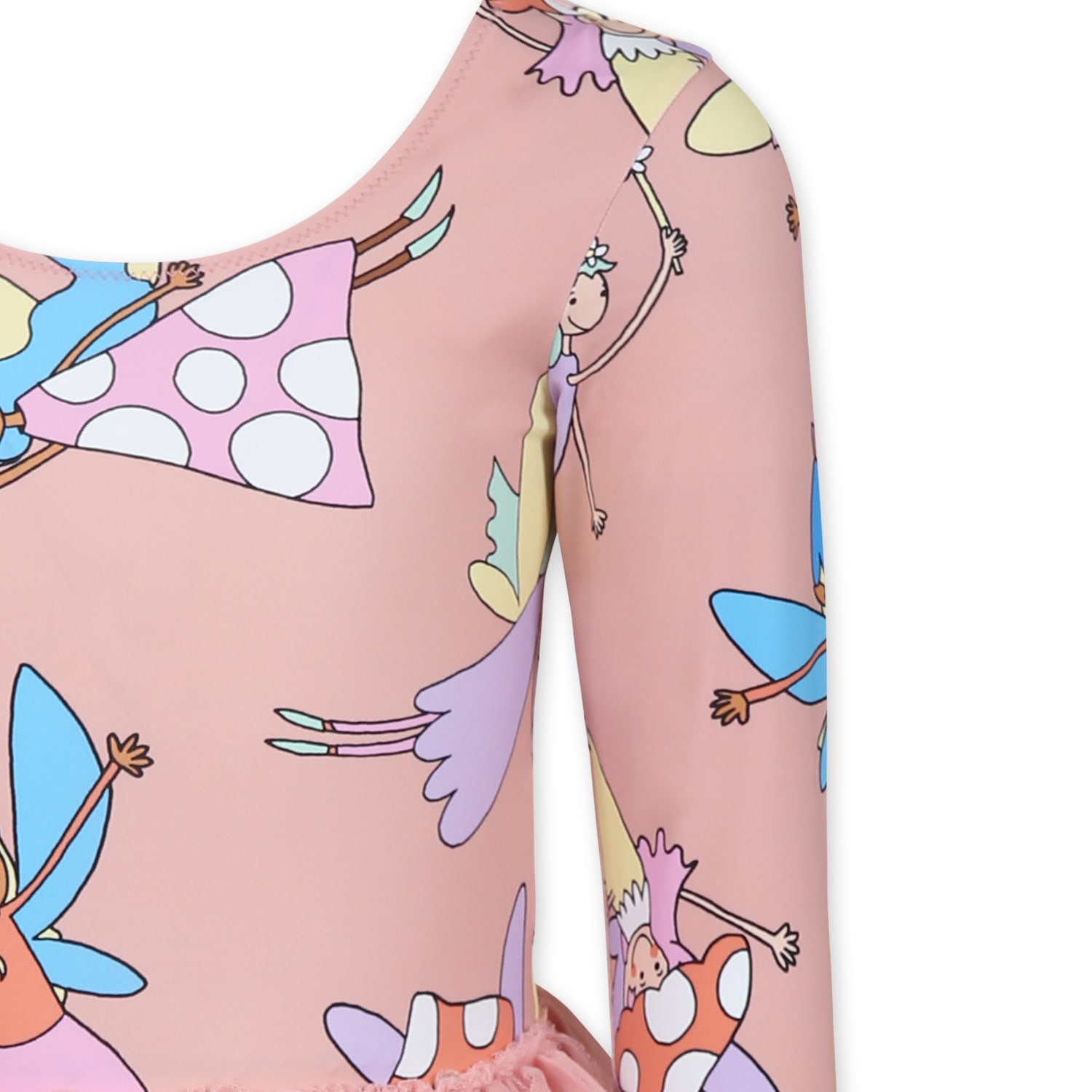 STELLA MCCARTNEY PINK DRESS FOR GIRL WITH FAIRIES