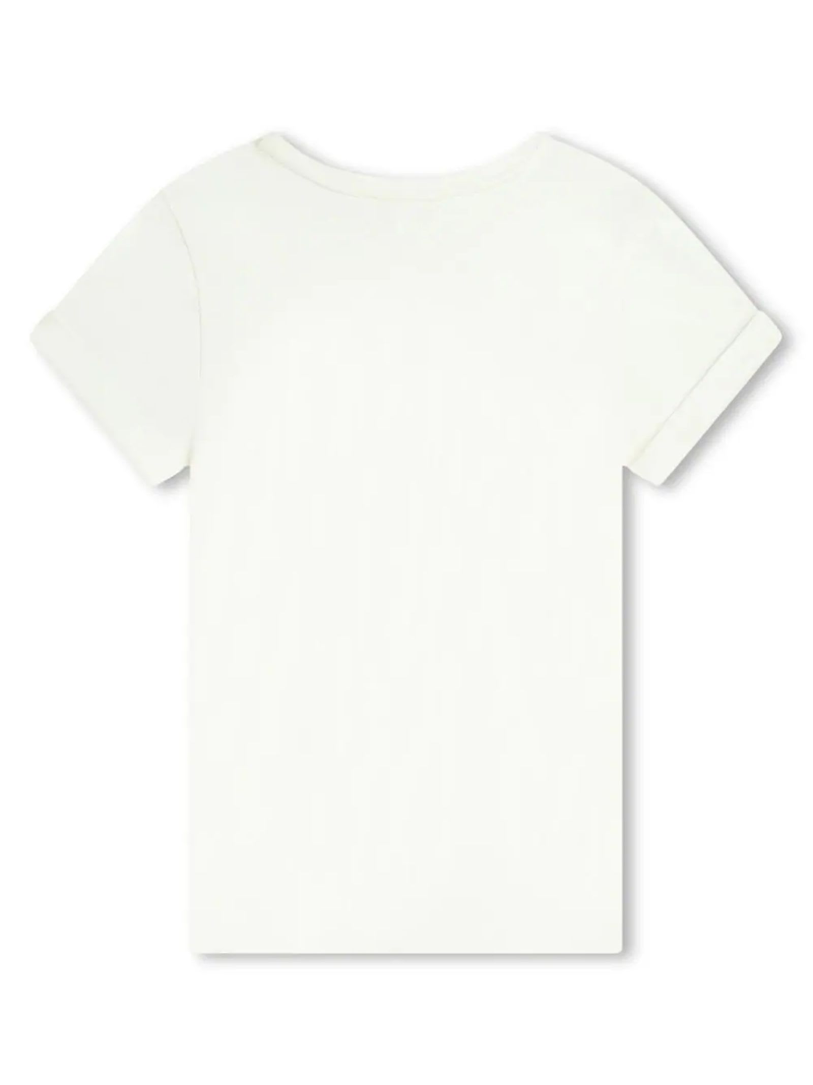 Shop Chloé Chloè Kids T-shirts And Polos White