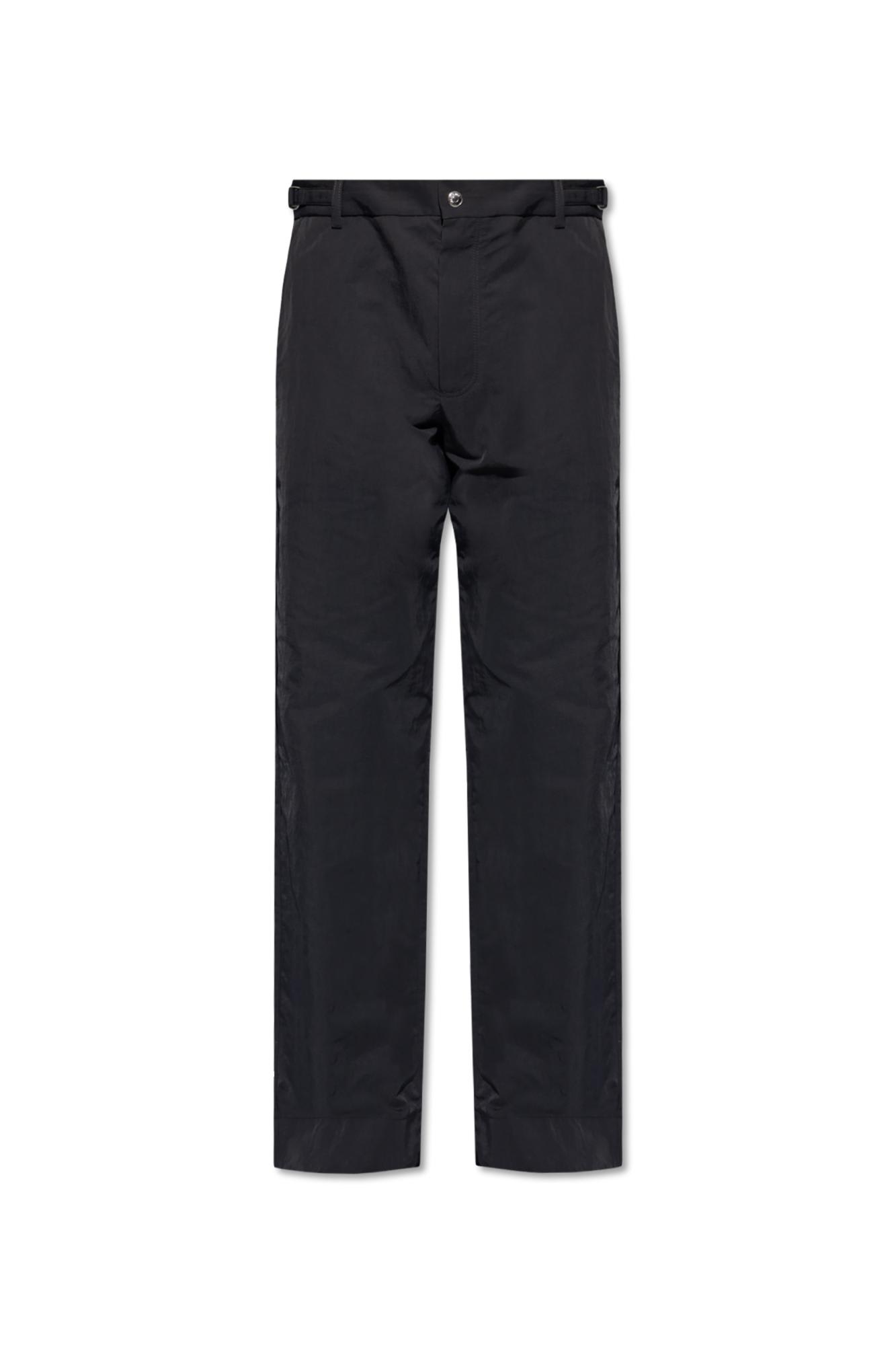 Shop Jacquemus Jean Pants In Black