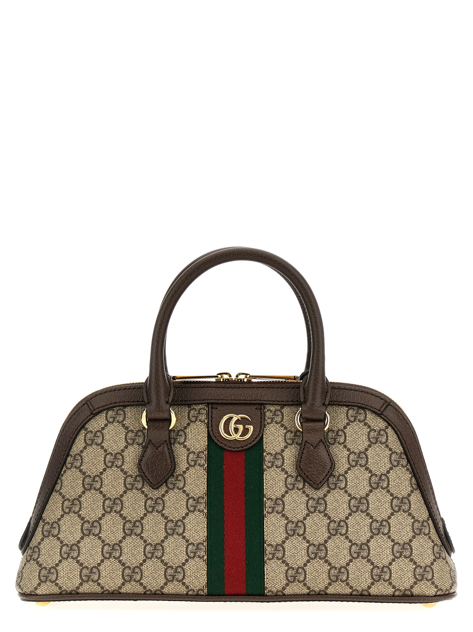 Shop Gucci Ophidia Small Handbag In Multicolor