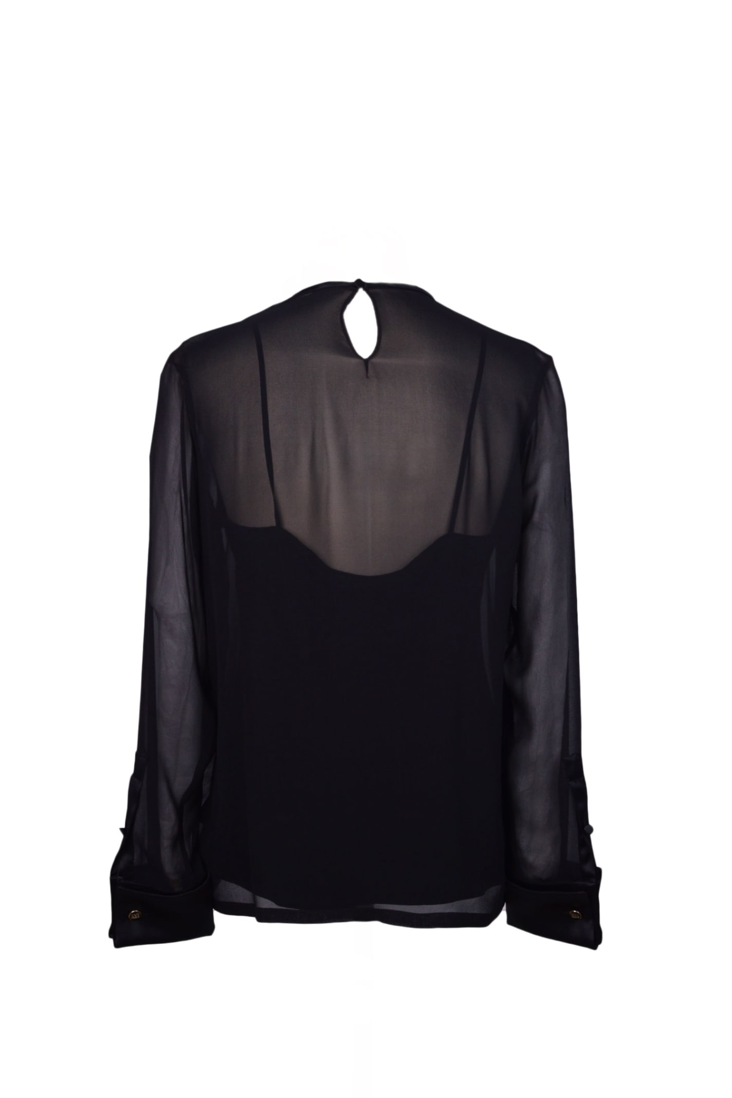 Shop Max Mara Top In Black