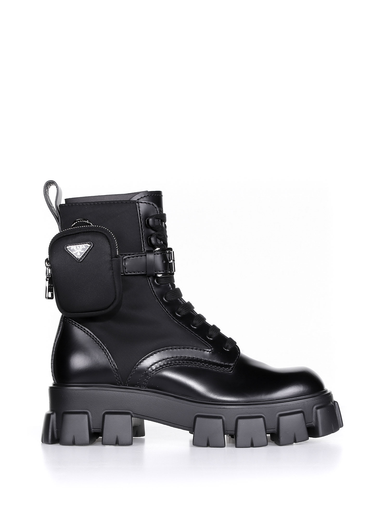 Prada Boot In Black Leather