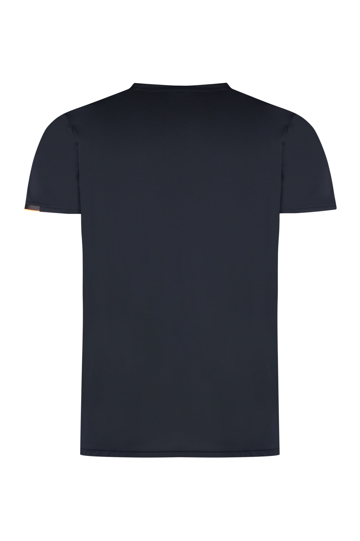 Shop Rrd - Roberto Ricci Design Oxford Techno Fabric T-shirt T-shirt In Blue Black