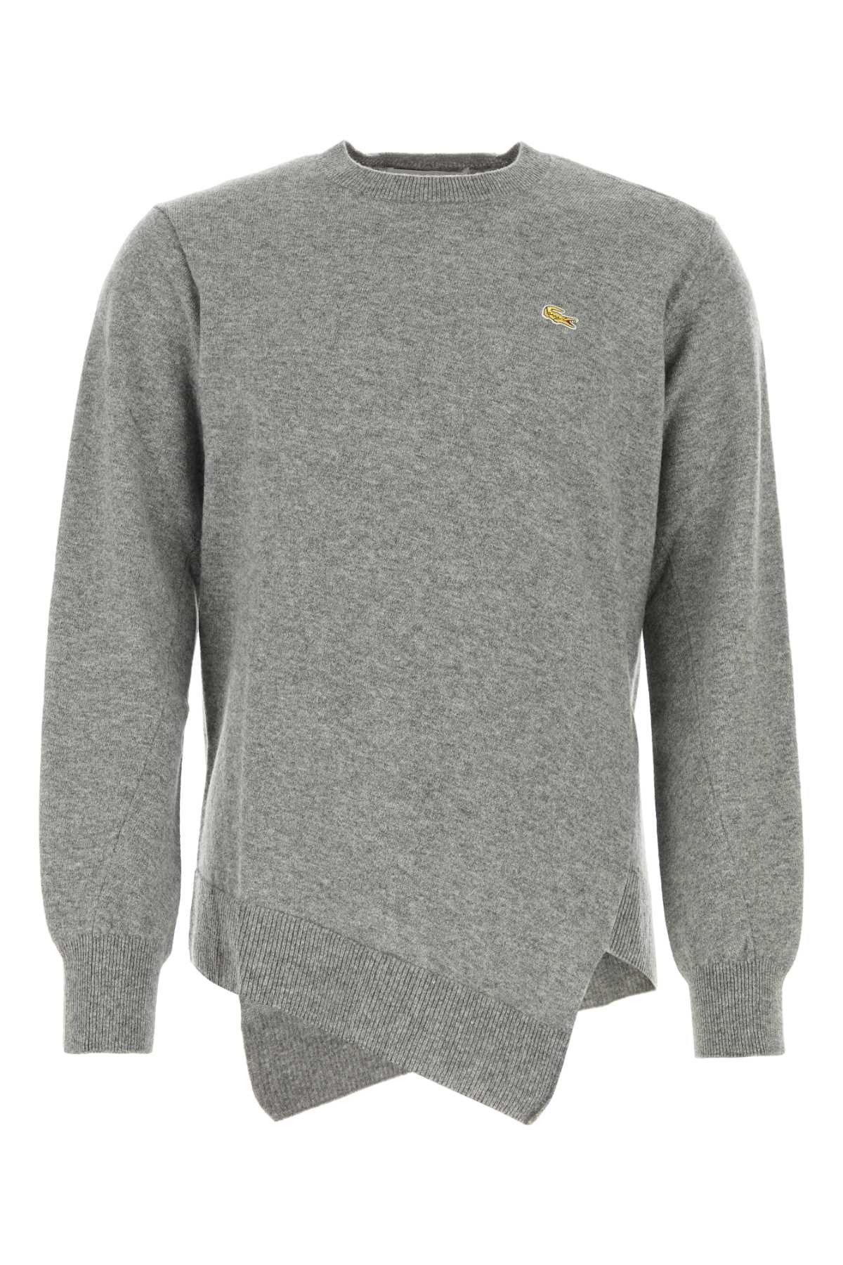 Grey Wool Comme Des Garã§ons Shirt X Lacoste Sweater