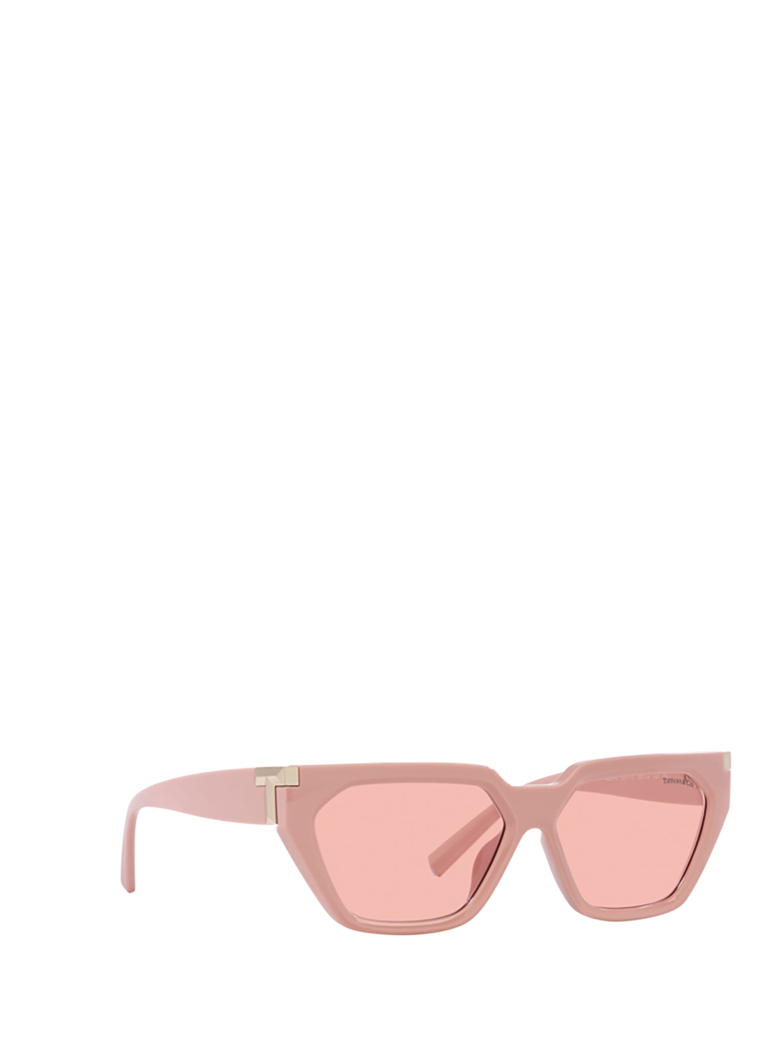 Shop Tiffany &amp; Co. Tf4205u Pink Sunglasses