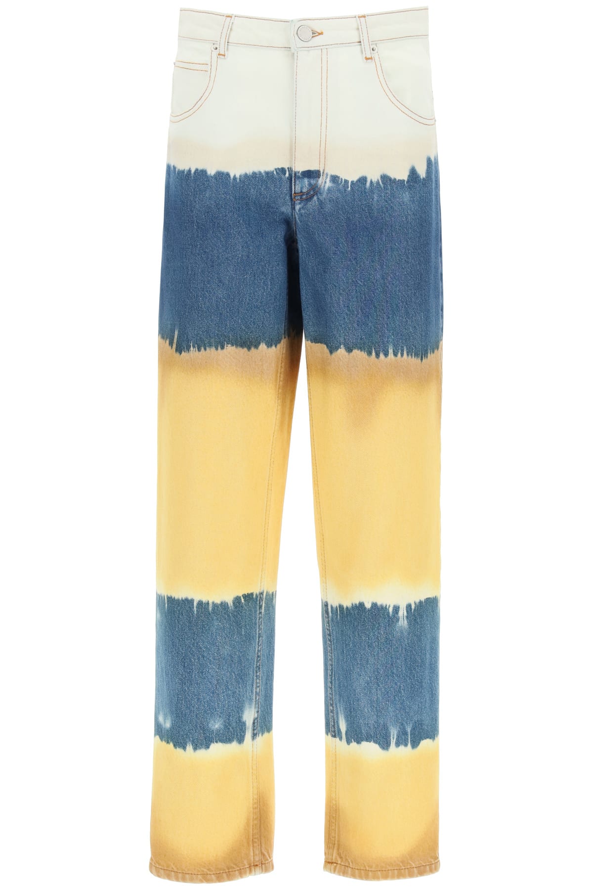 Alberta Ferretti Tie-dye I Love Summer Trousers
